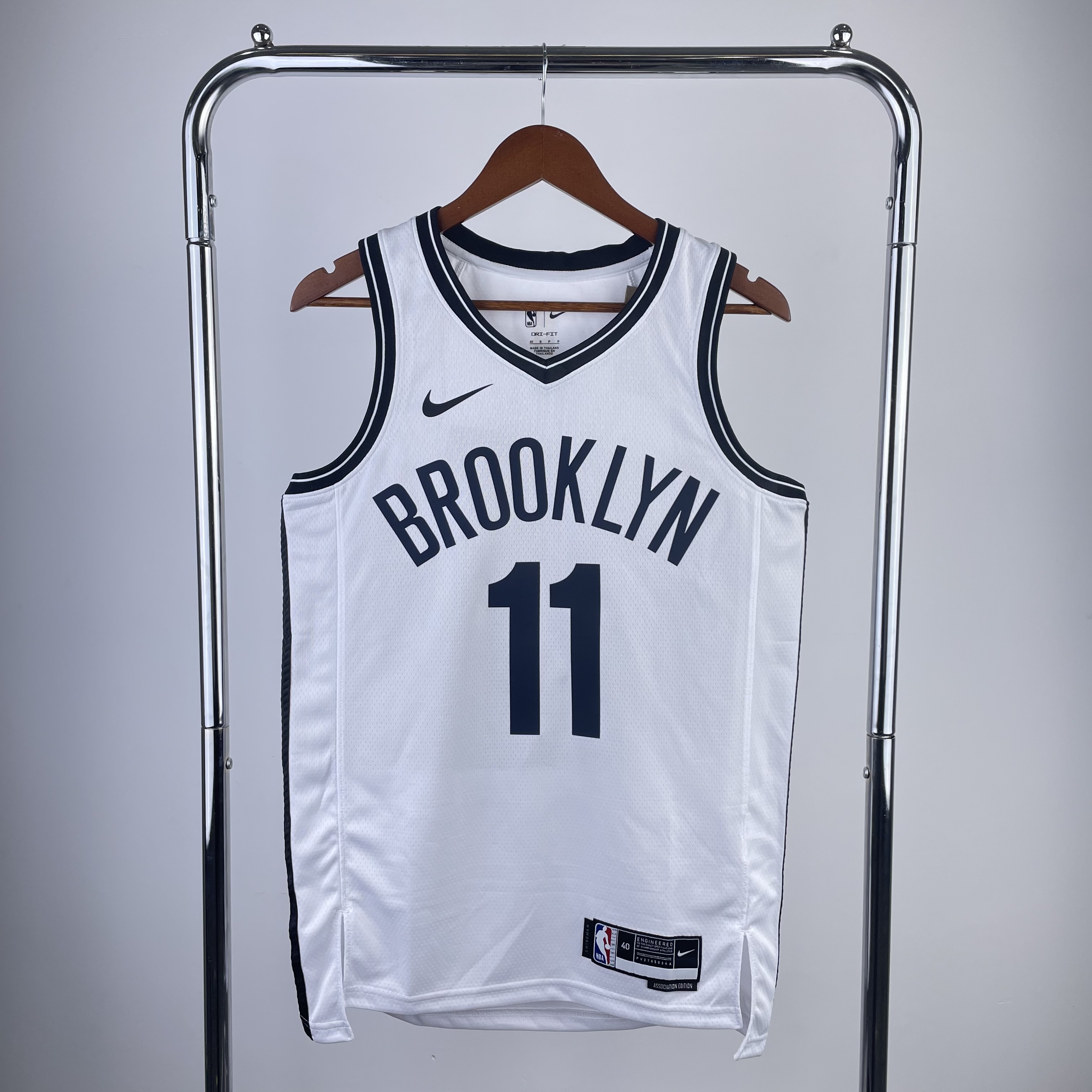 23 Season Brooklyn Nets White  No. 11 Irving