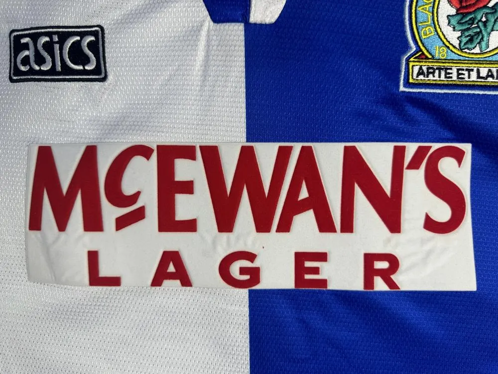 Retro Blackburn Rovers 94/95 Home  Long sleeves S-XXL