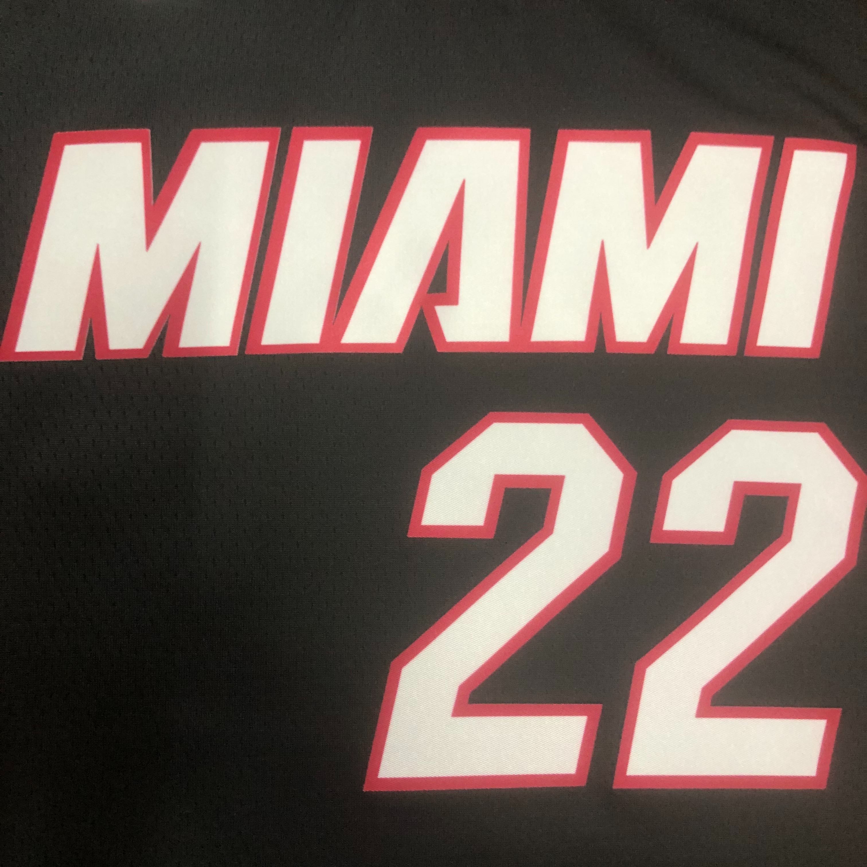 23 Season Miami Heat Black  No.22 Butler