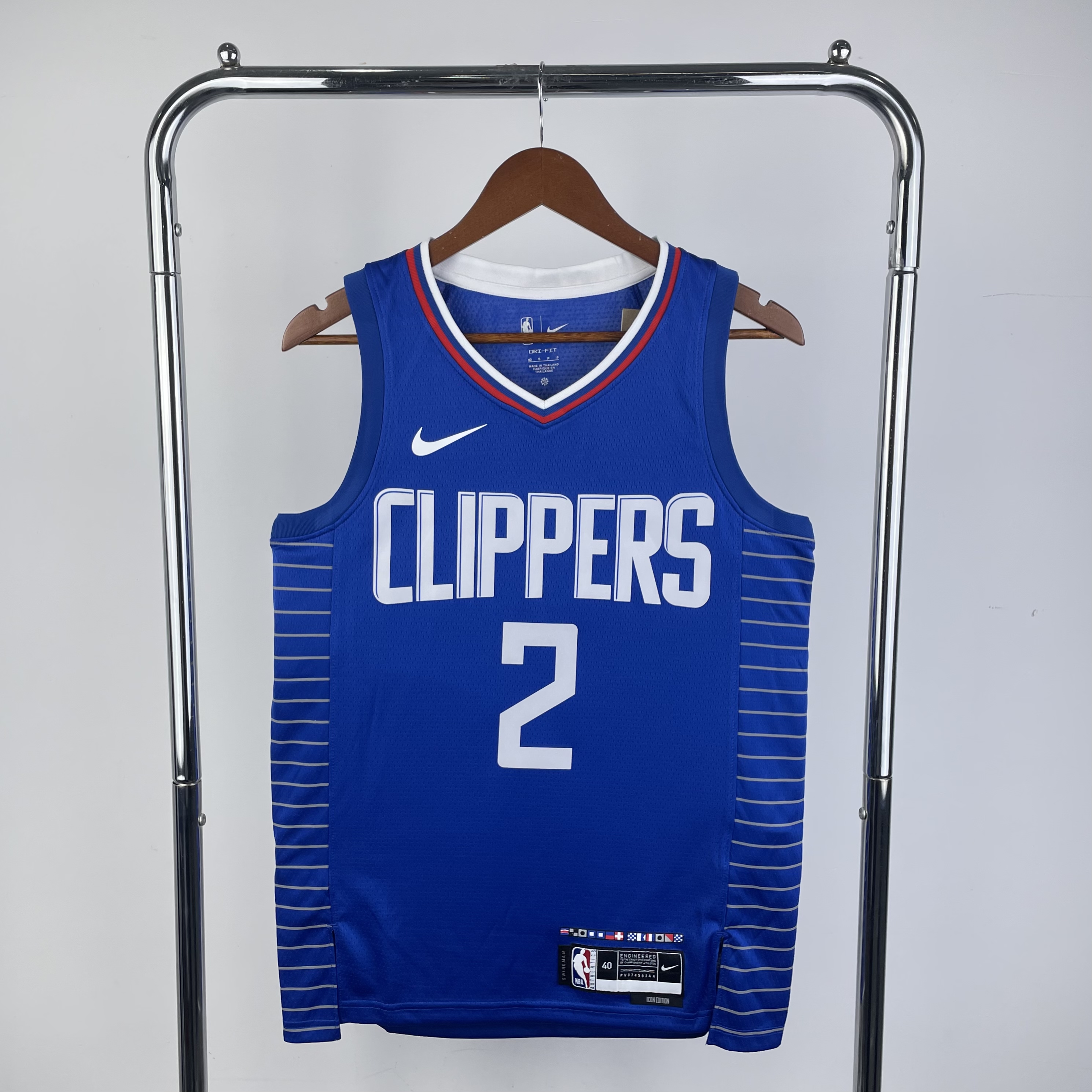 23 Season Los Angeles Clippers Away Blue  No.2 Leonard