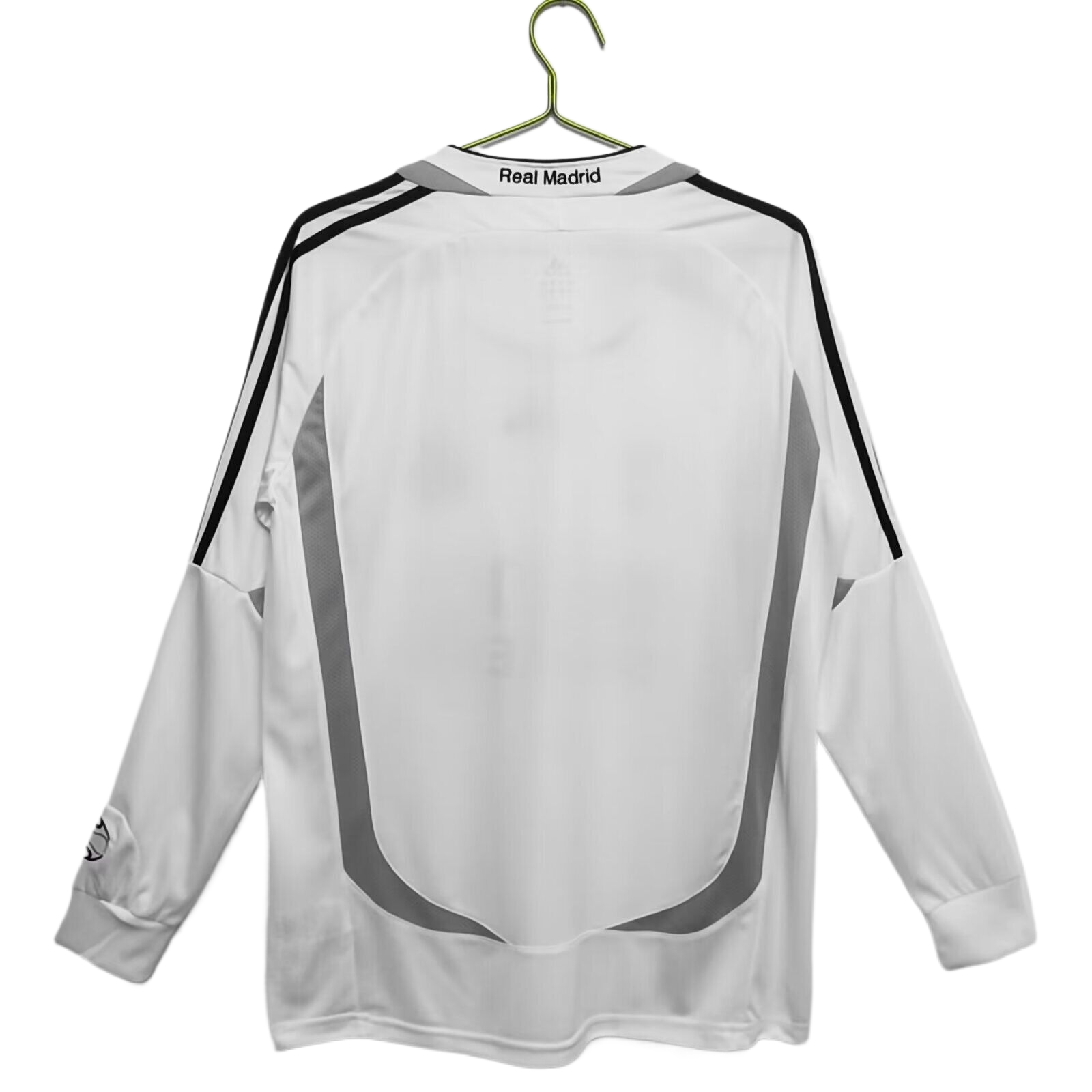 Retro  Real Mαdrid 06/07 Home White Long Sleeves