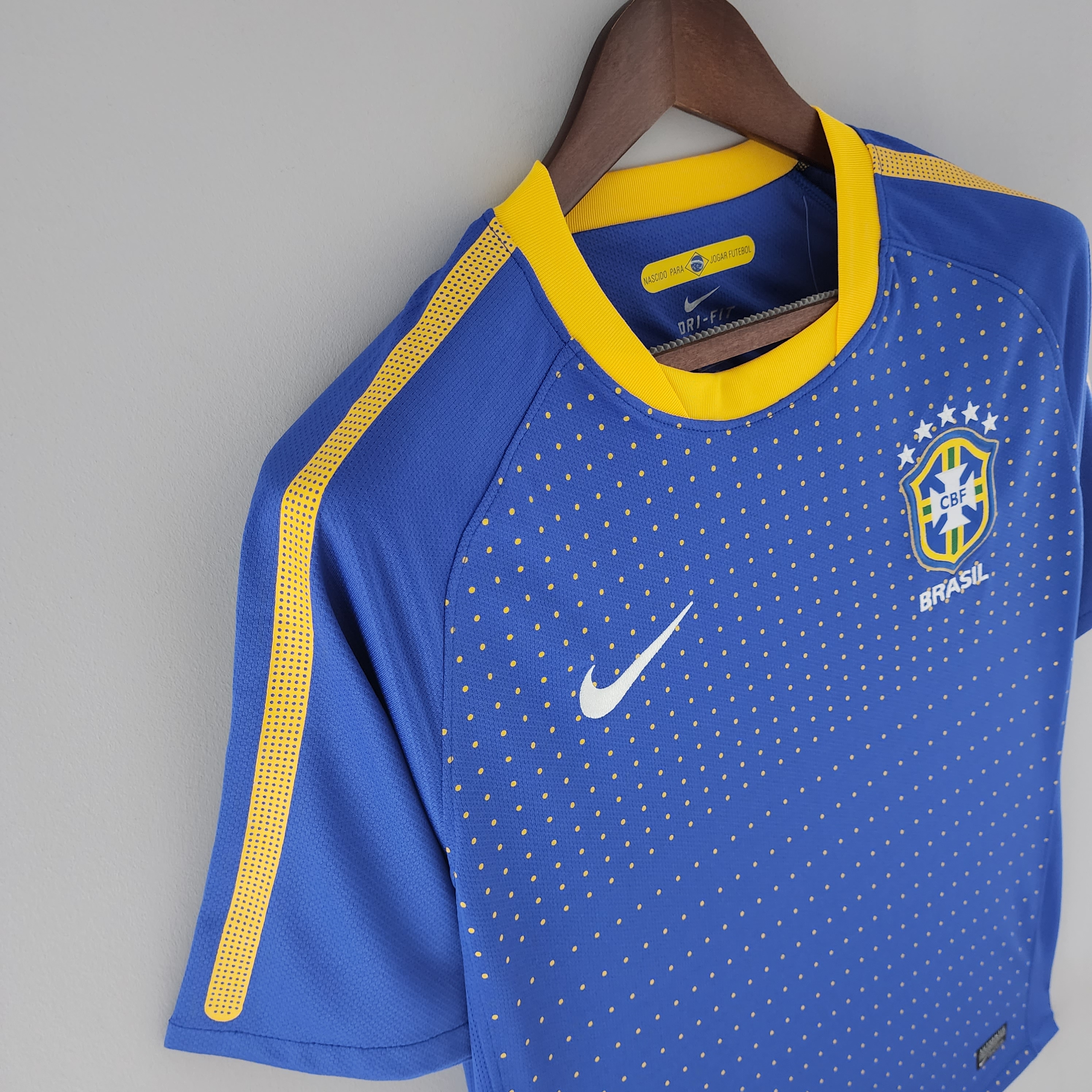 Retro  Brazil 2010 Away Blue