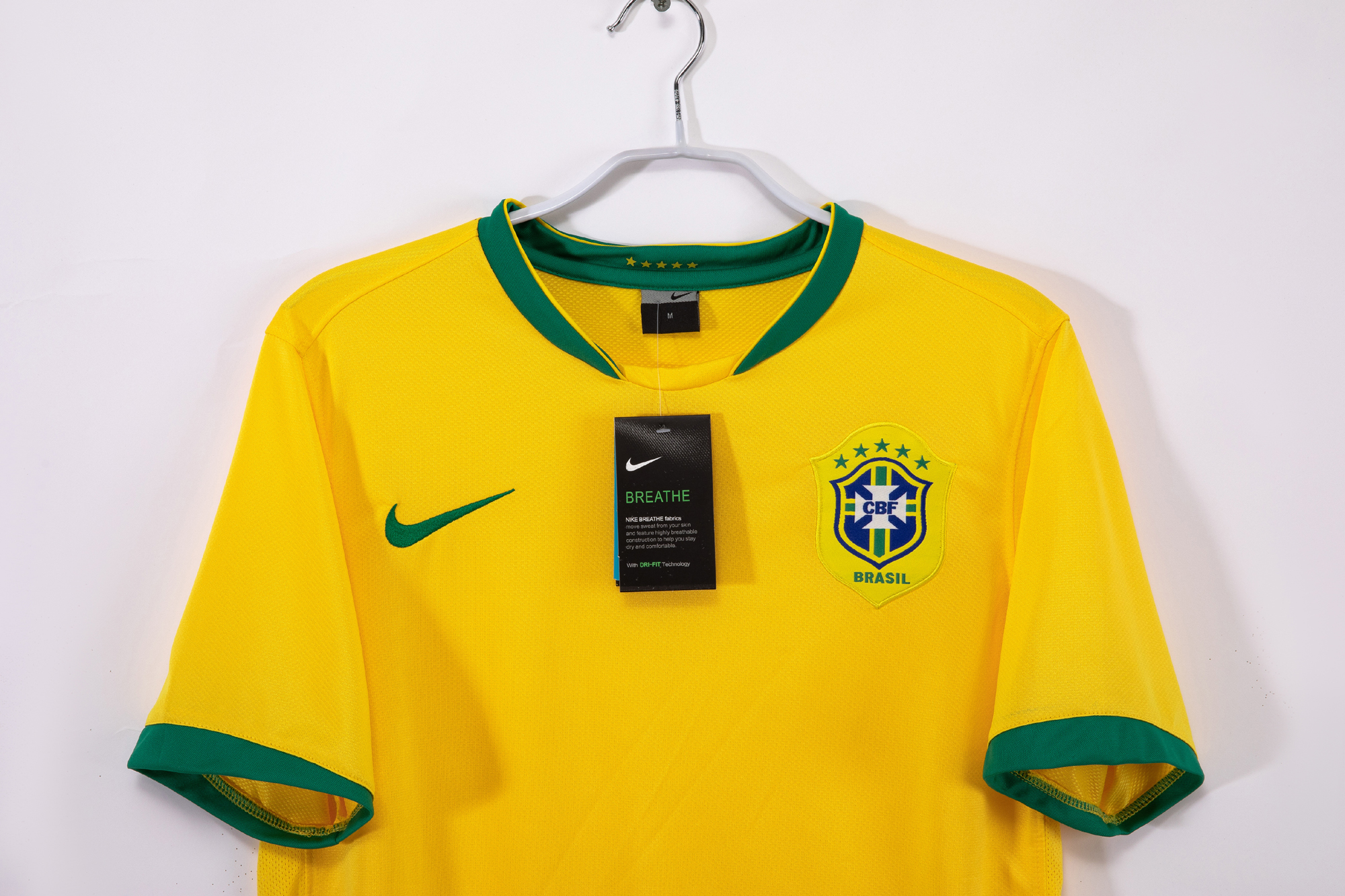 Retro  Brazil 2006 Home Yellow