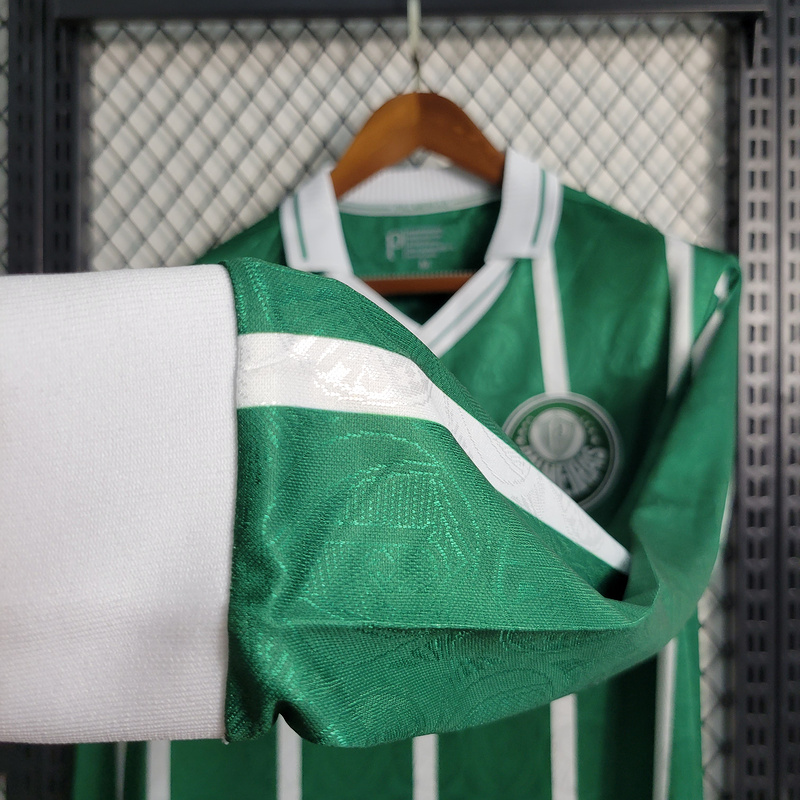Retro  Palmeiras 1993 Home Green Long Sleeves