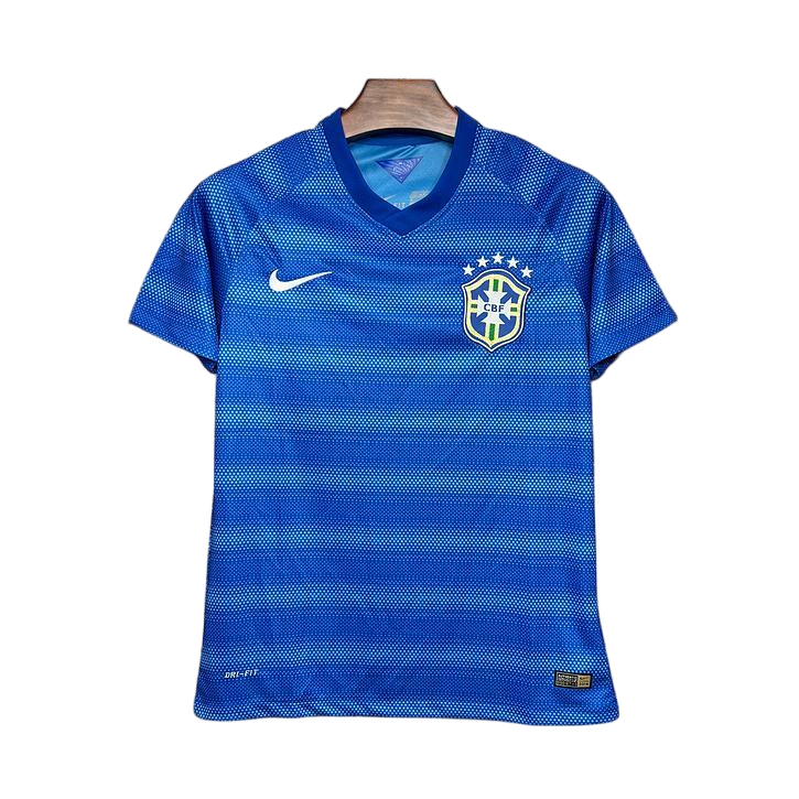 Retro  Brazil 2014 Away Blue