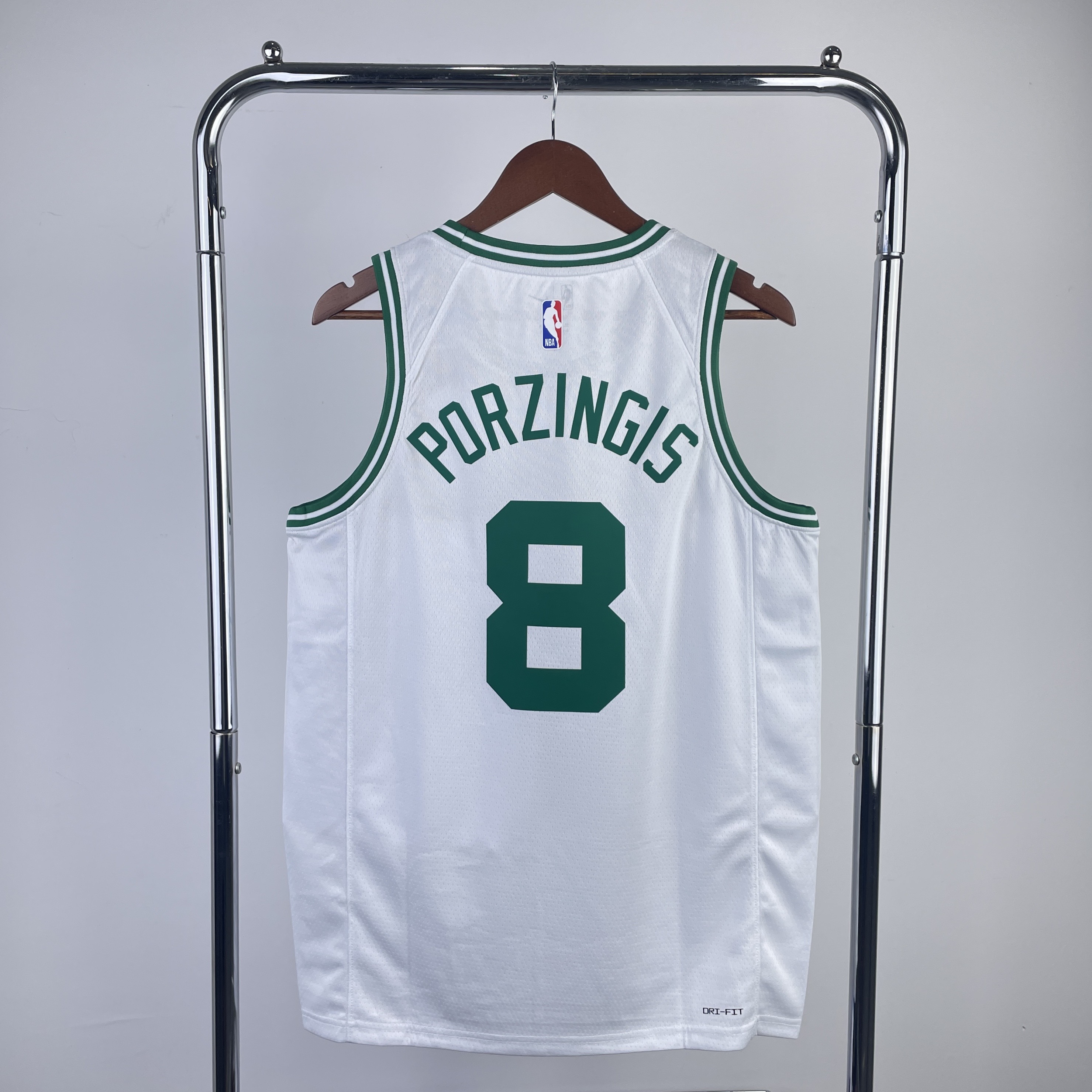23 Season Boston Celtic White No.8 Porzingis
