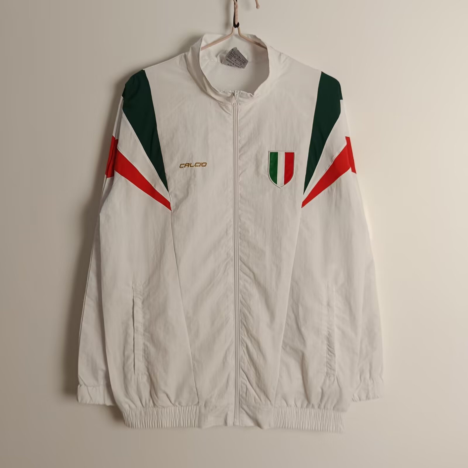 Italy White windbreaker