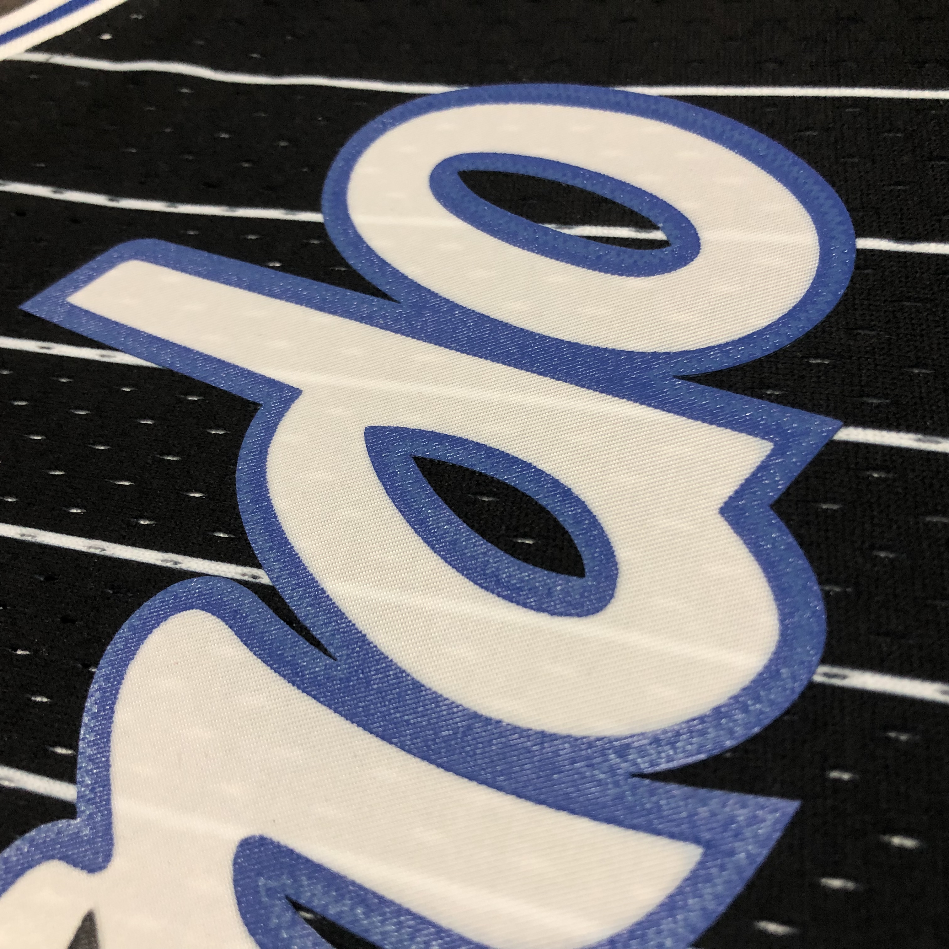 MN Heat Press Retro: ORLANDO MAGIC Black No.32