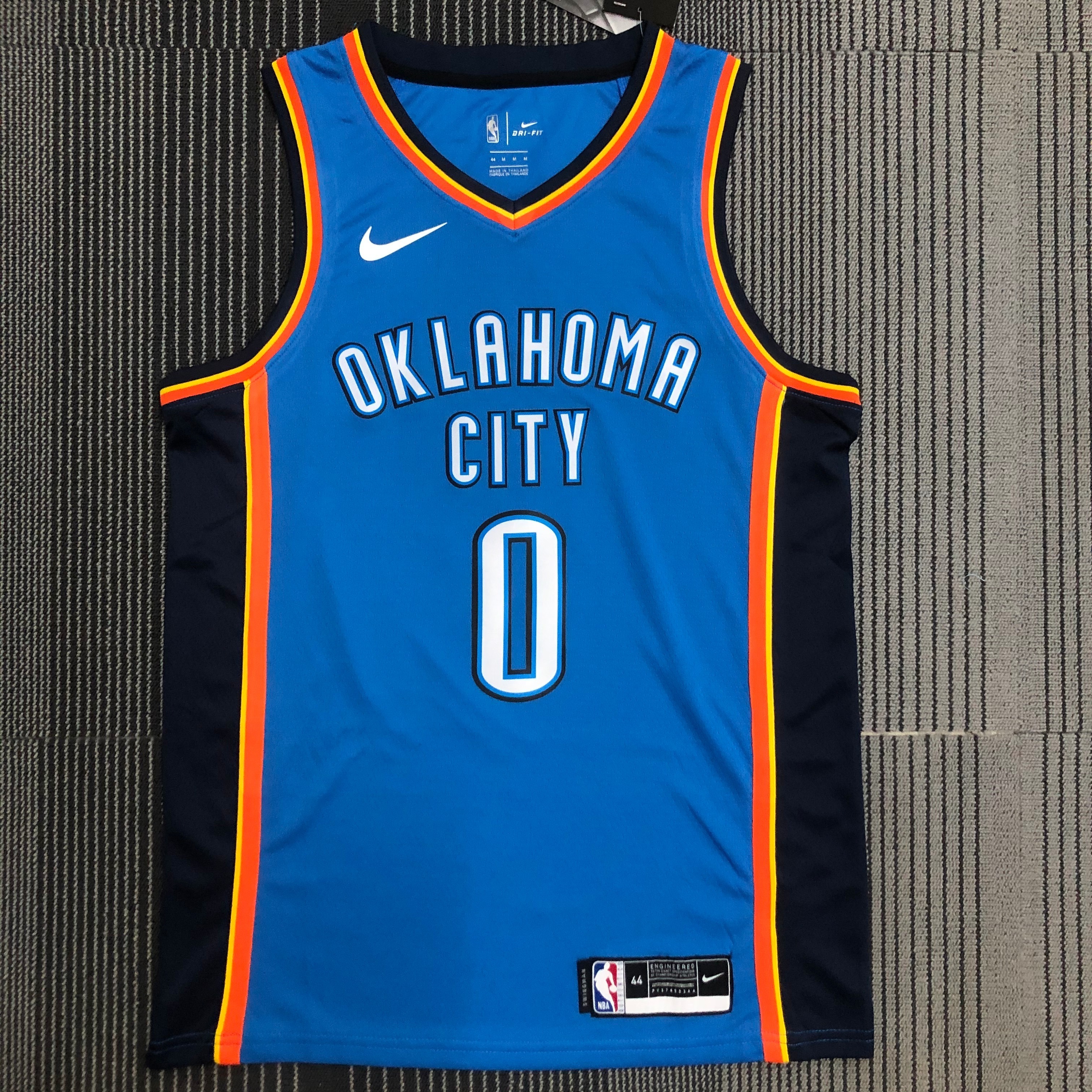 Oklahoma City Thunder Blue  No.0 Westbrook