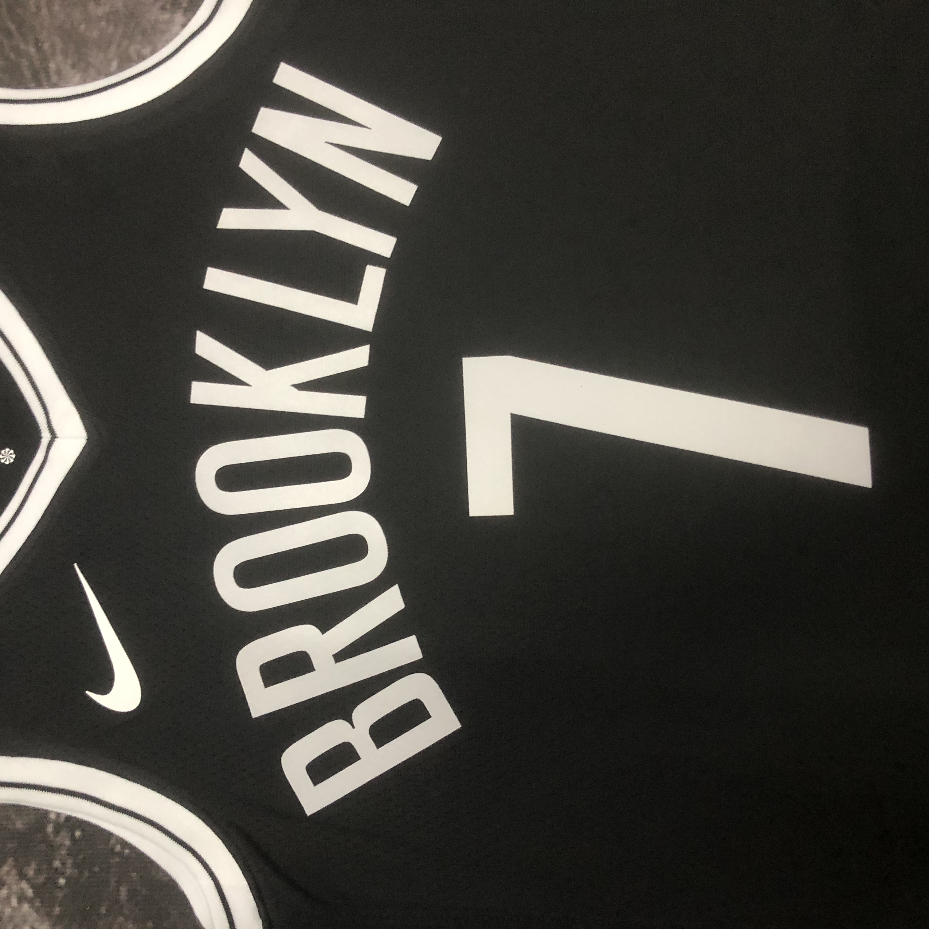 23 Season Brooklyn Nets Black  No.7 Durant