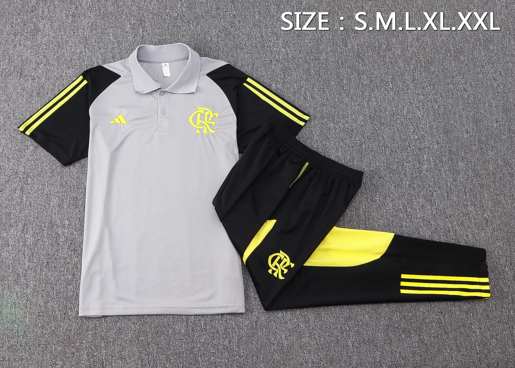 24-25 Flamengo Short Sleeves Long Pants Training Suit C1090