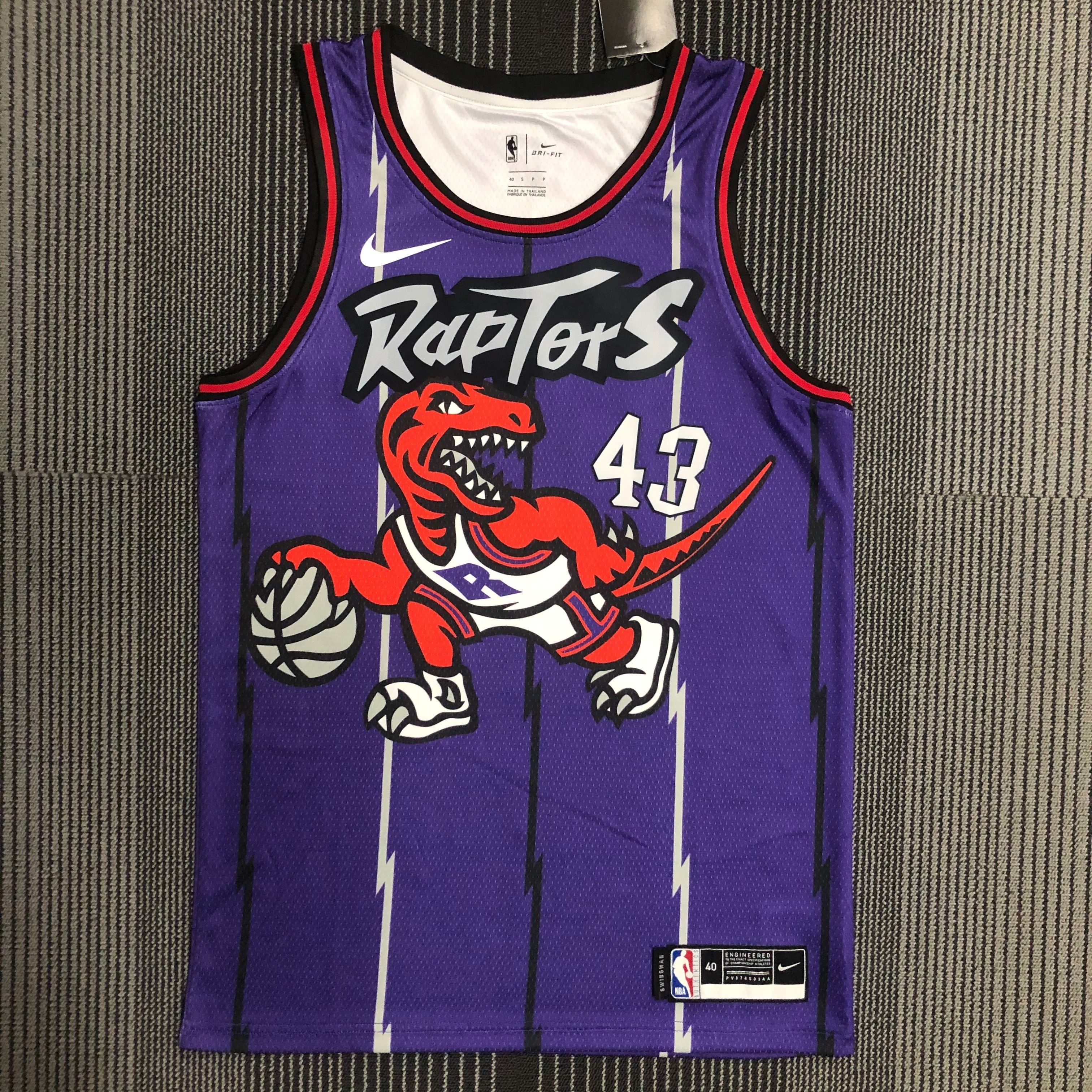 Toronto Raptors Purple  No.43 Siakam