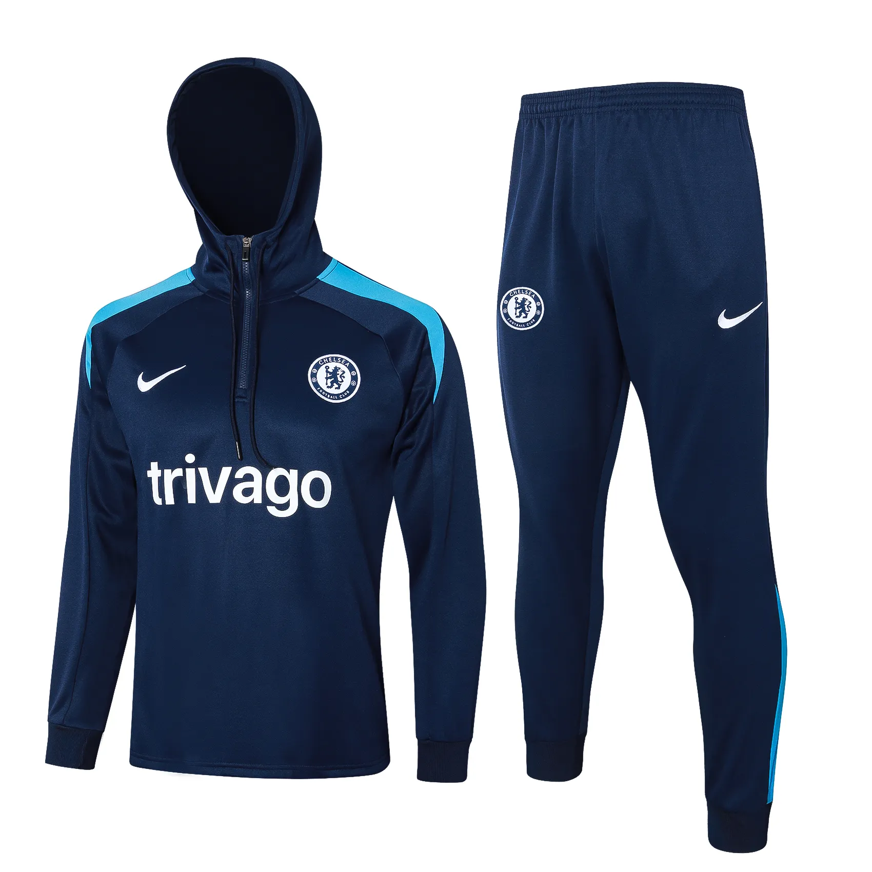 Chelsea 24/25 Half zipper hoodie training suit F552