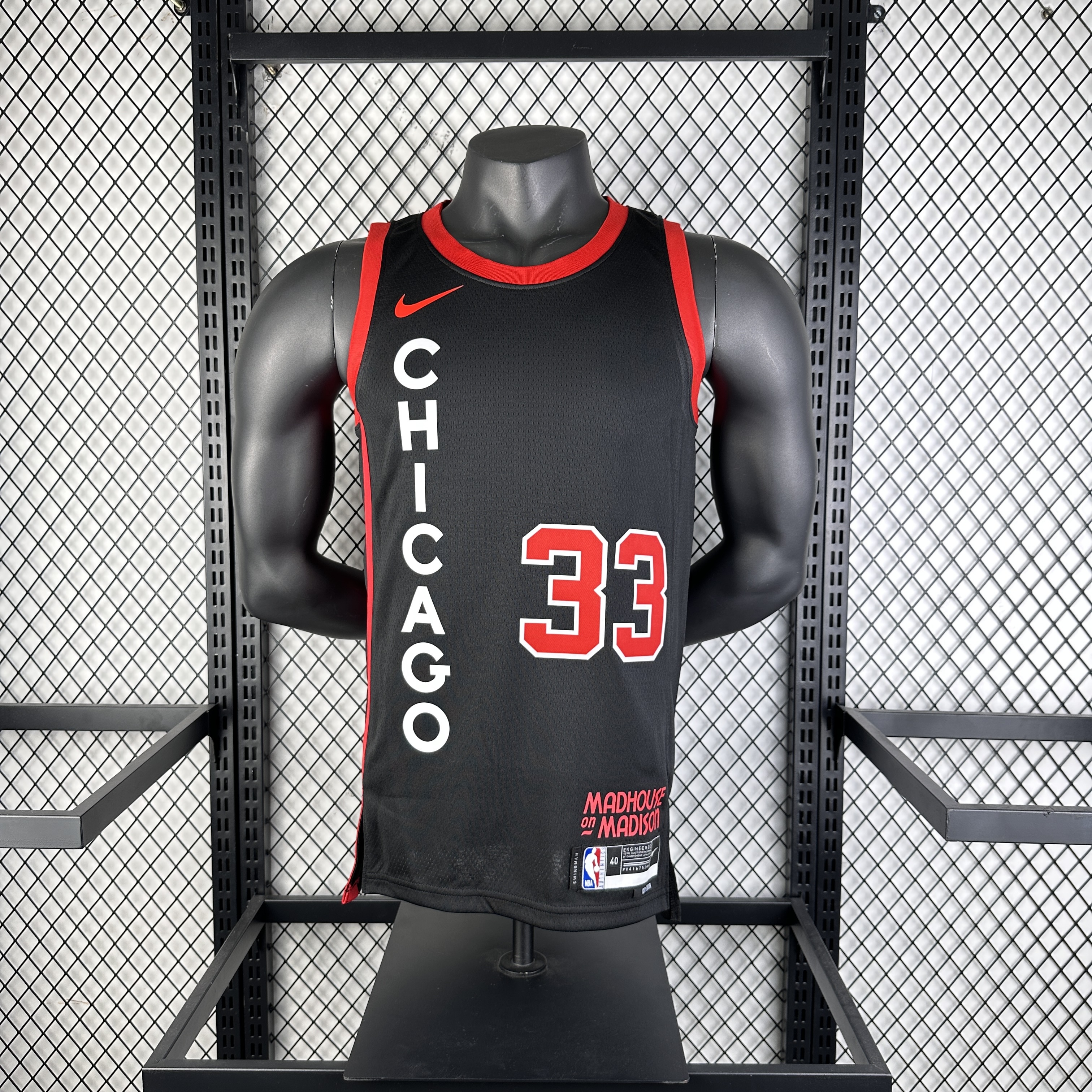 24 Season Chicago Bulls City Edition No.33 Peppen