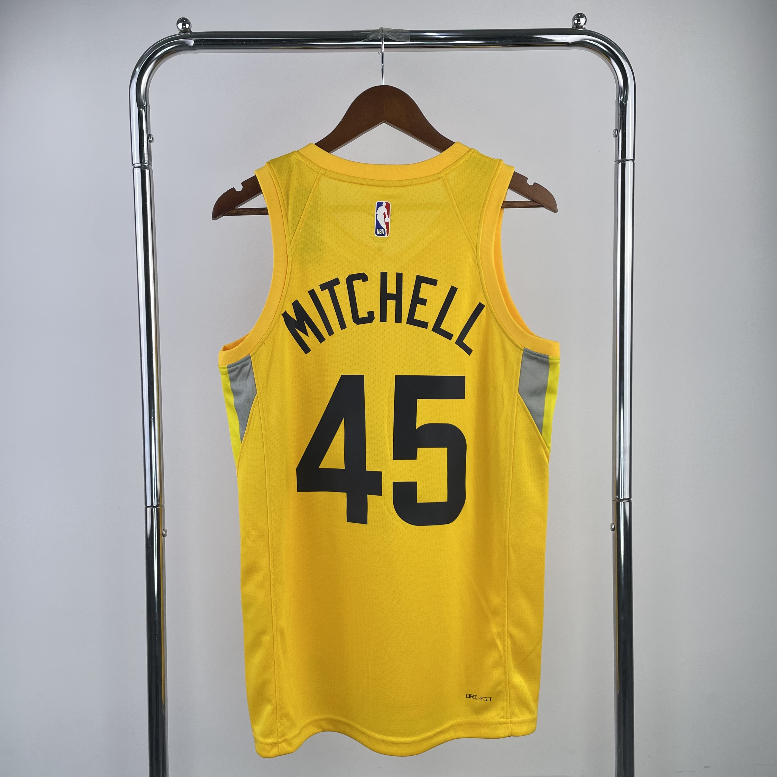 23 Season UTAH JAZZ Away Yellow  No.45 Mitchell
