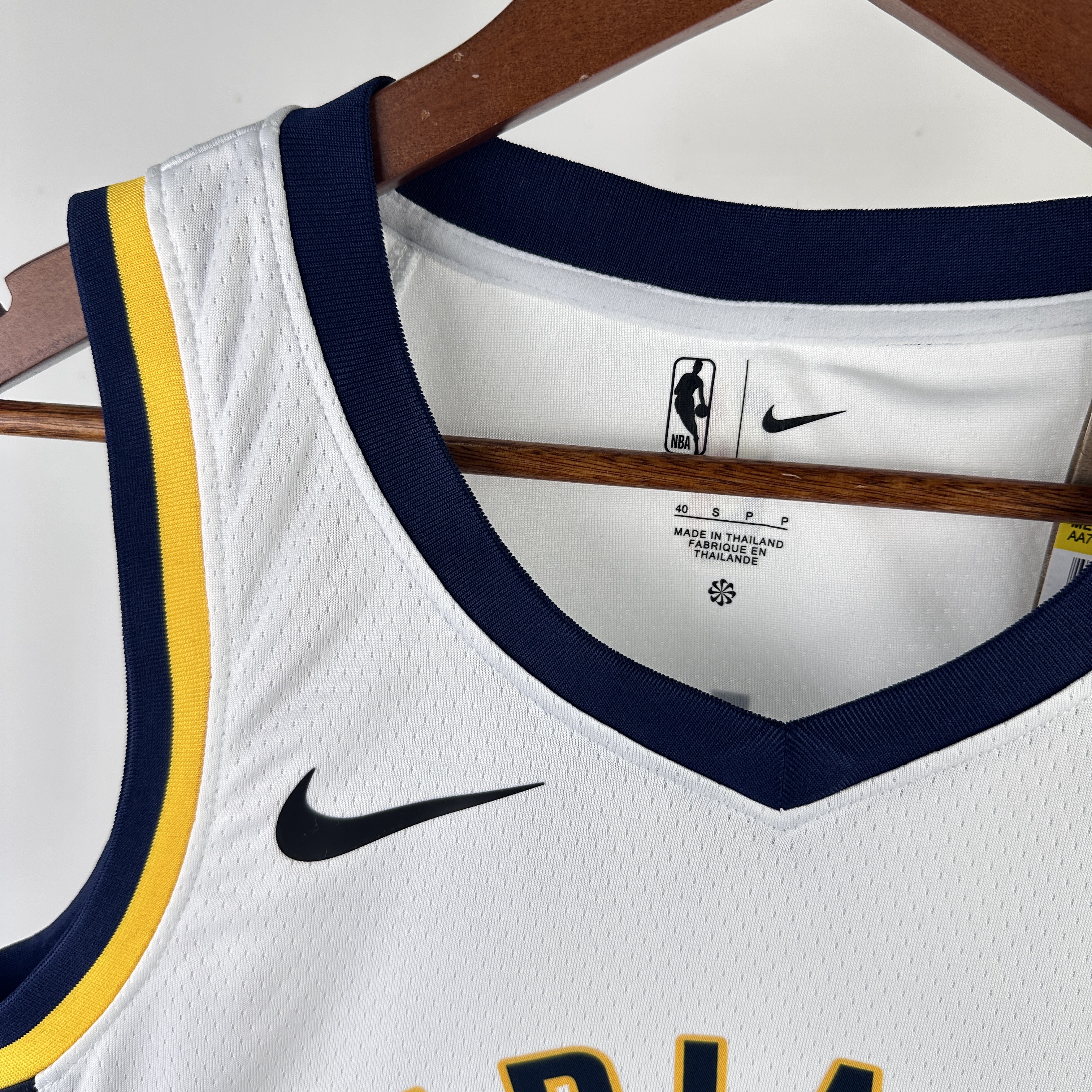 23 Season Indiana Pacers Home  White No.43 Siakam