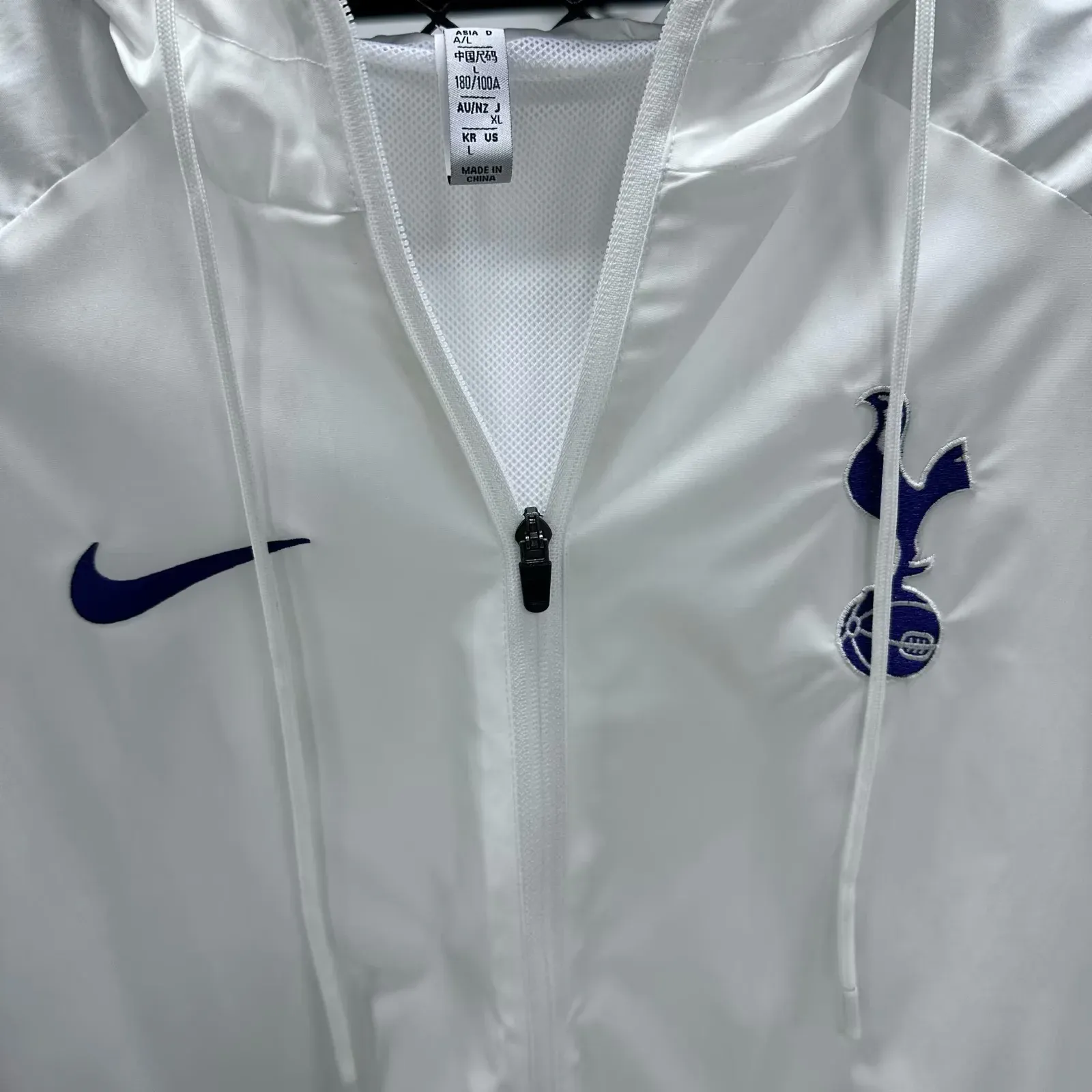 Tottenham Hotspur  Hotspur White  windbreaker