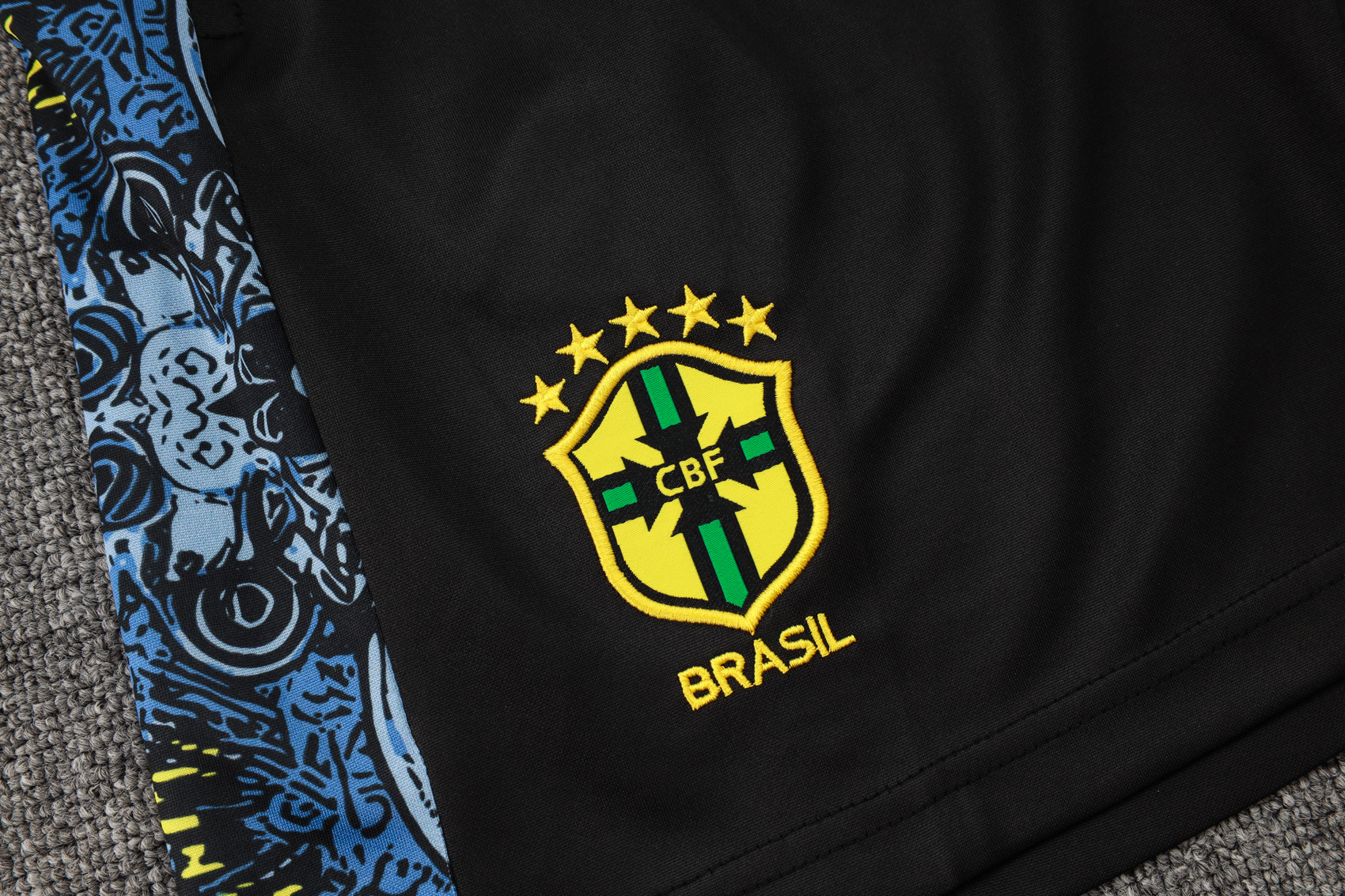 Brasil 2425 Short Sleeves Training Suit Blue S-XXL