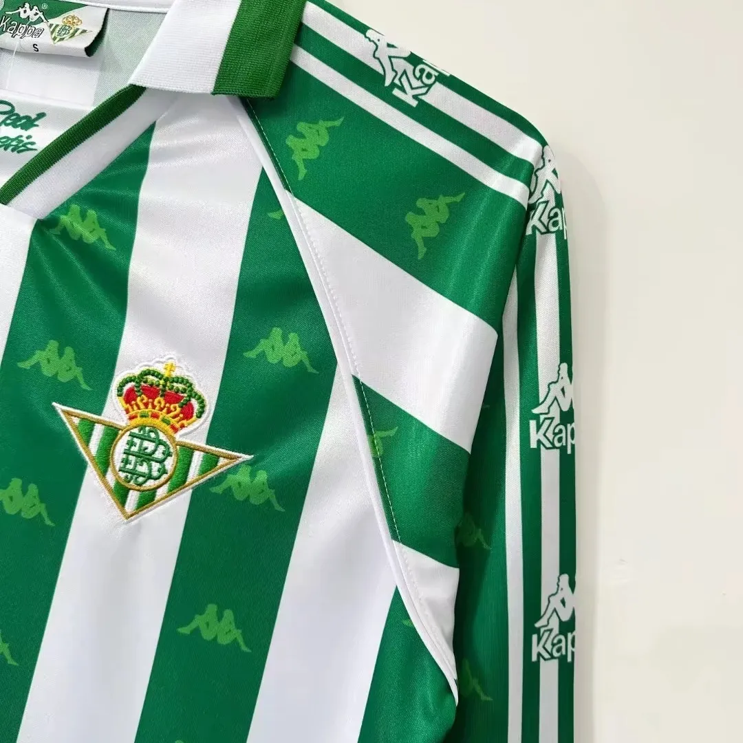 Retro Reak Betis 1995/97 Home Kit Long Sleeves