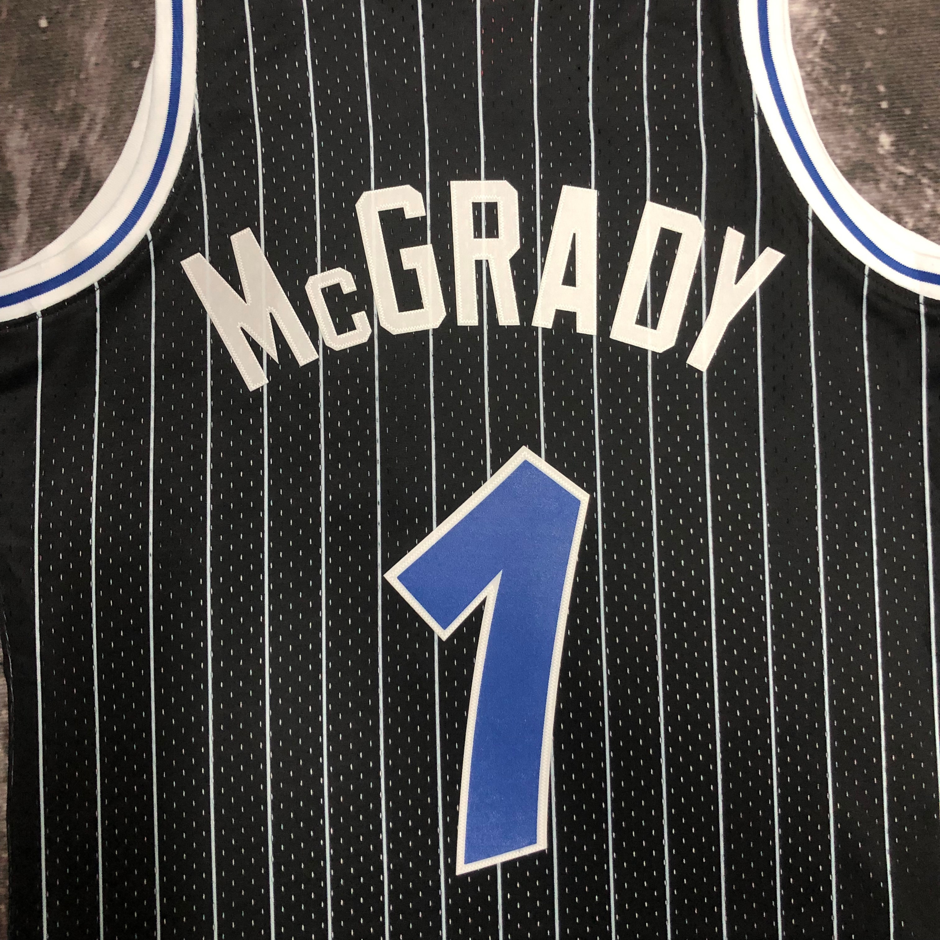 MN Heat Press Retro: ORLANDO MAGIC Black No.1