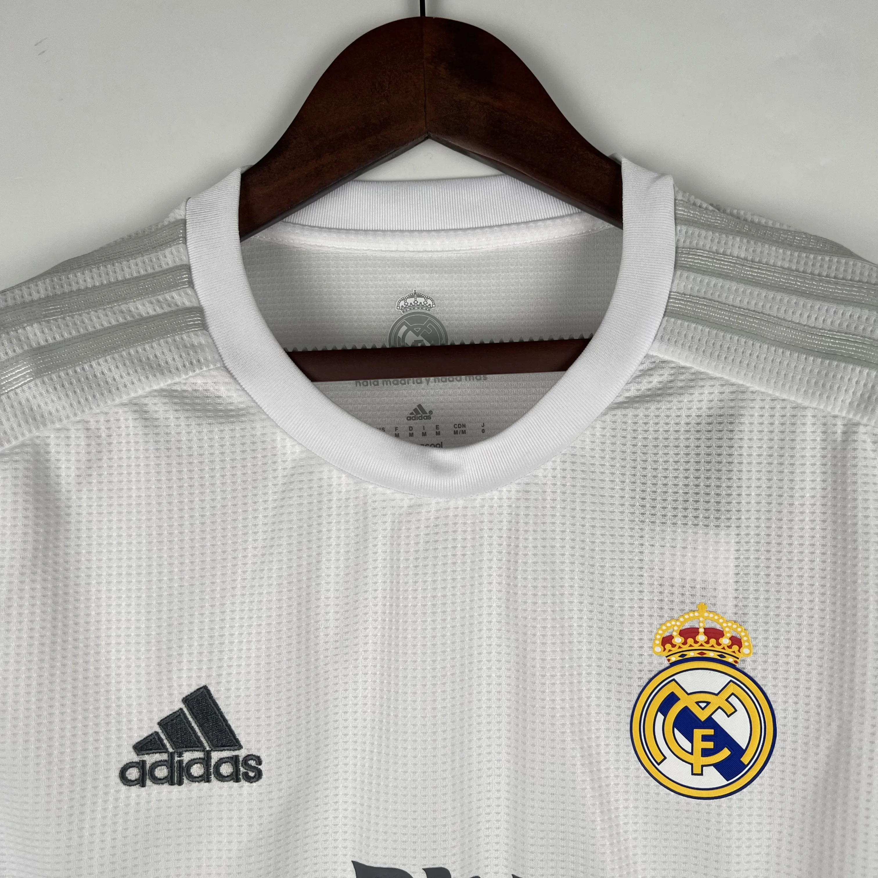 Retro  Real Mαdrid 15/16 Home White Long Sleeve