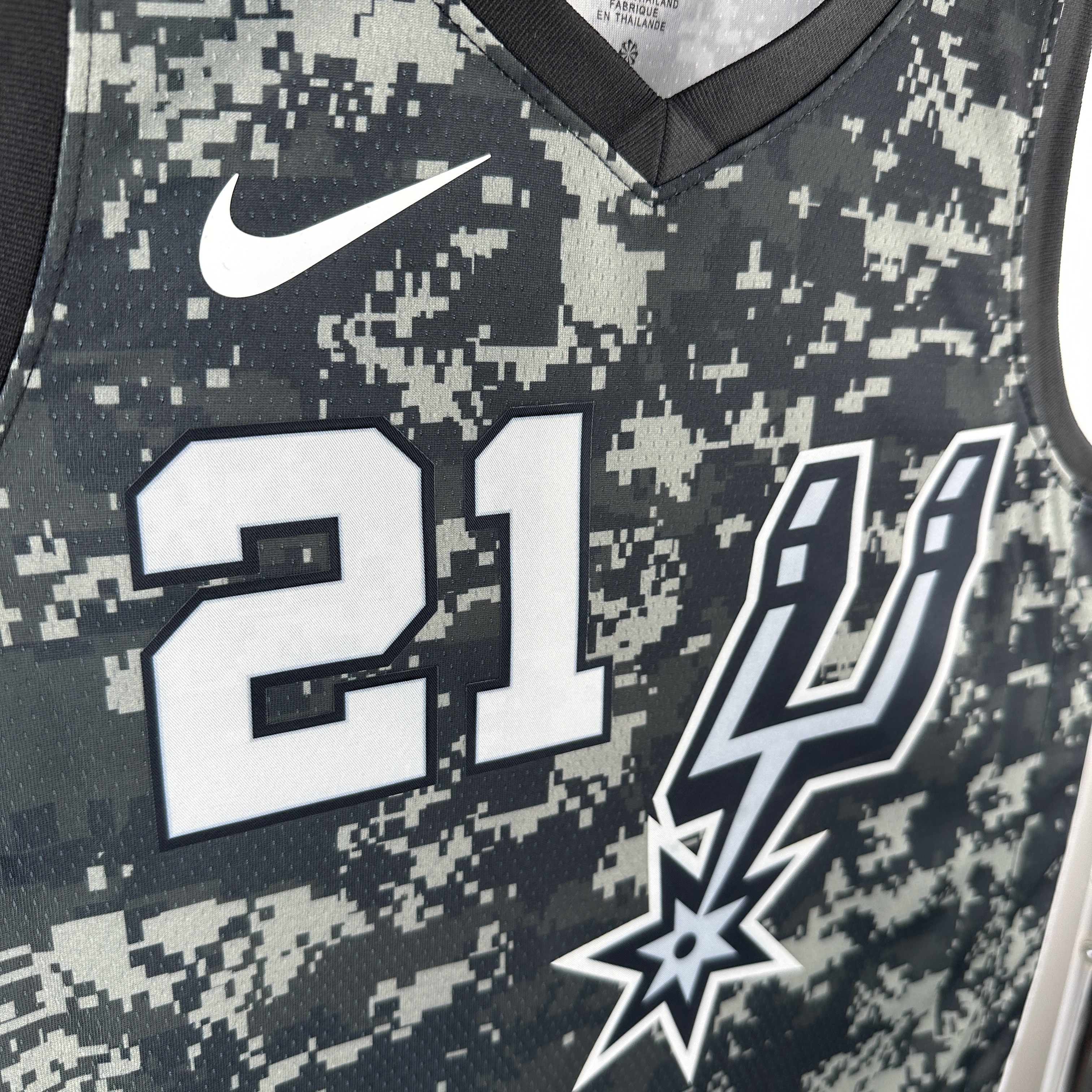 SAN ANTONIO SPURS CAMO  #21 DUNCAN
