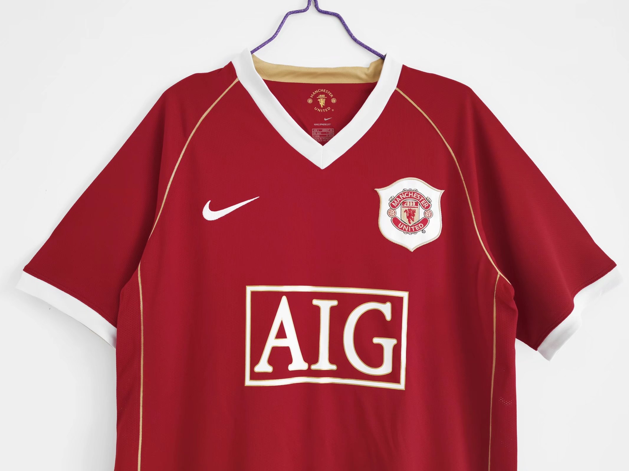 Retro Manchester United 2006/07 Home