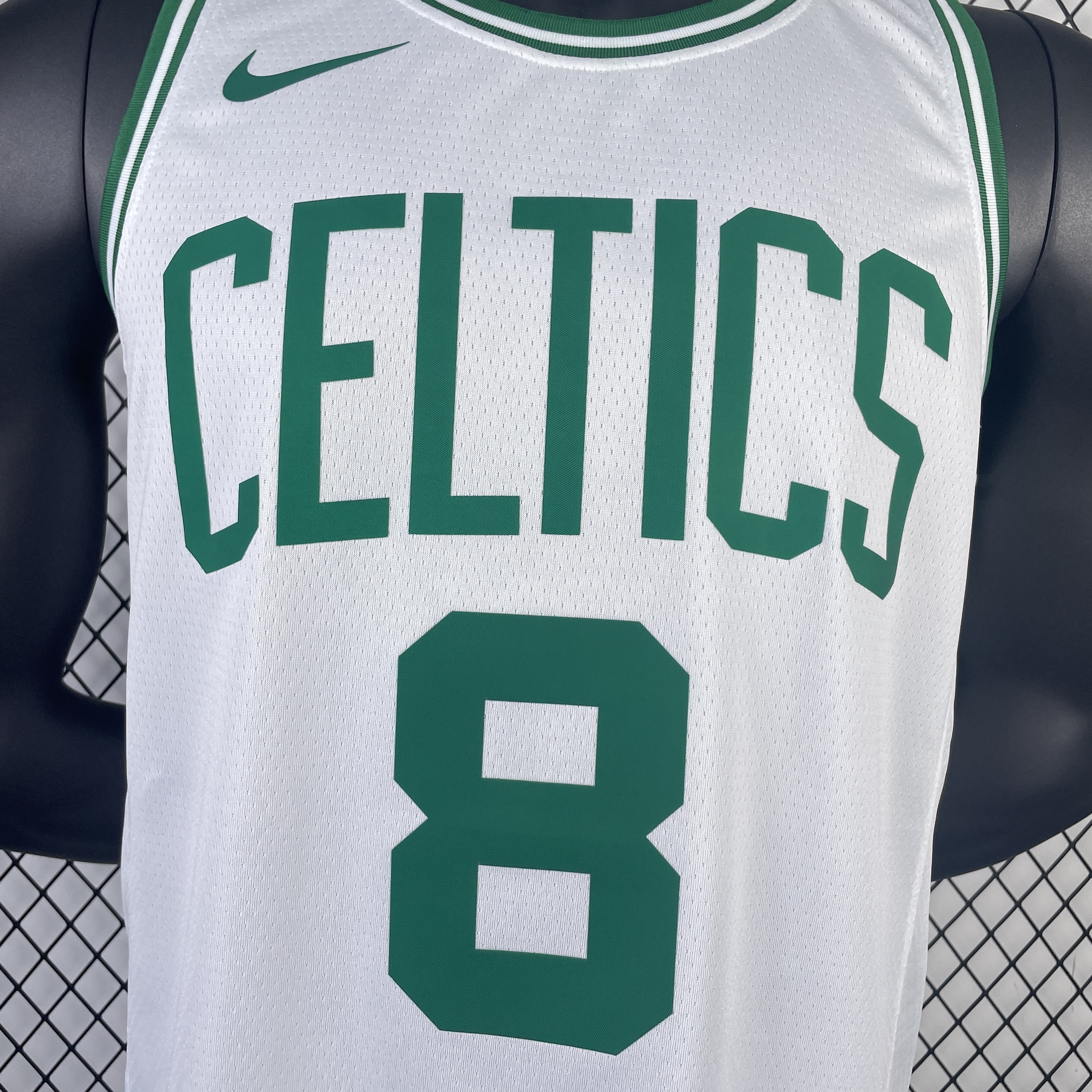 23 Season Boston Celtic White No.8 Porzingis