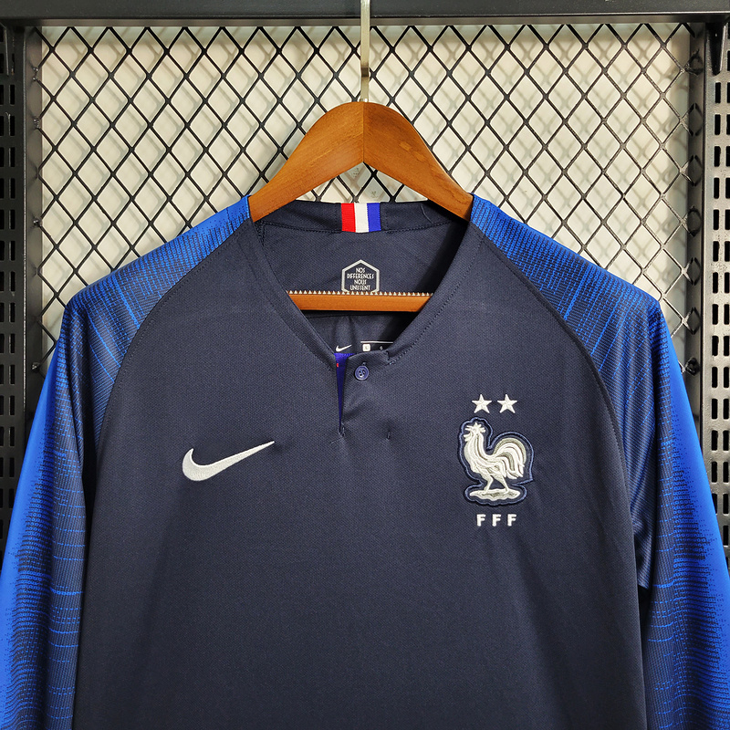 France 2018 World Cup Home  Long Sleeves S-XXL