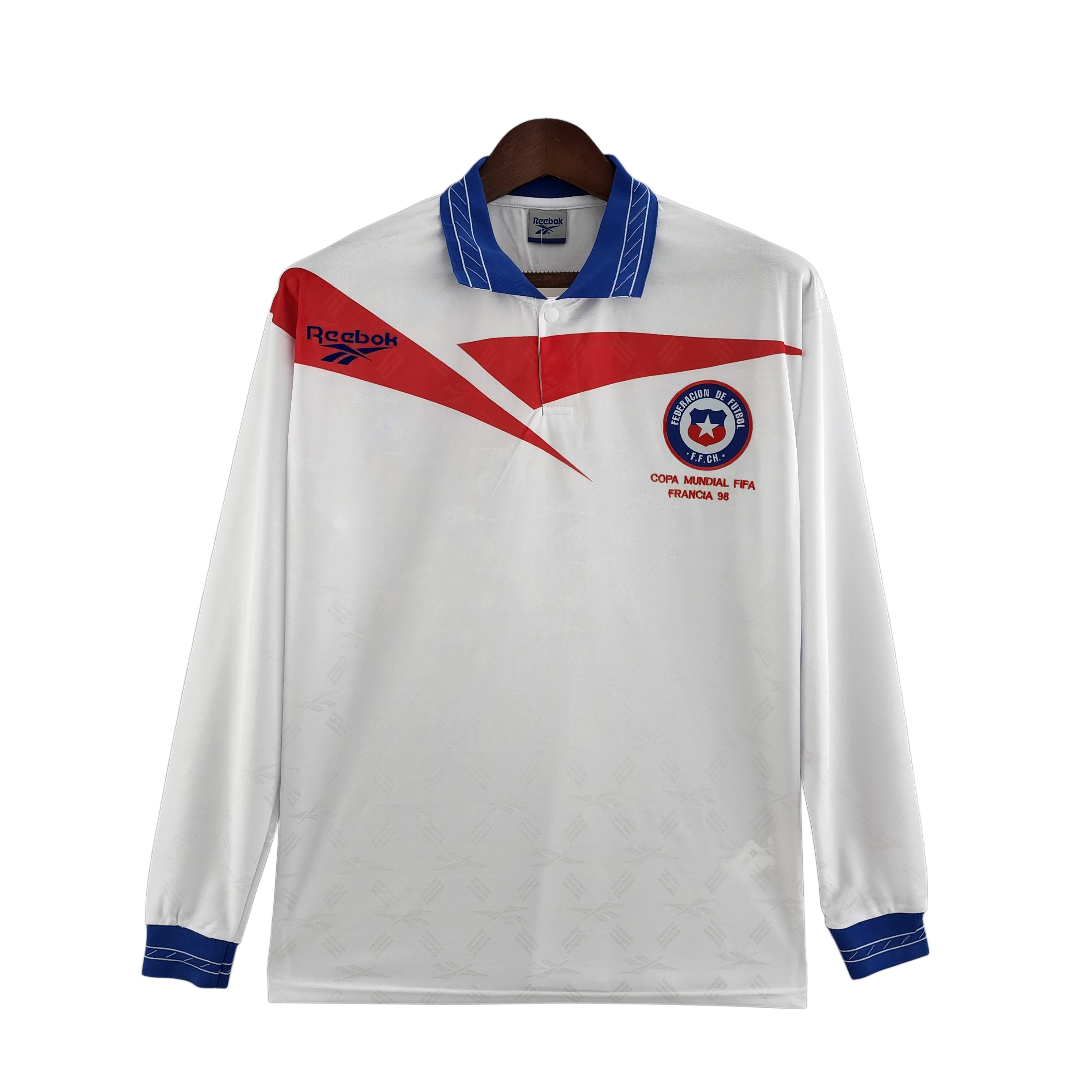 Retro Chile 1998 Away Long Sleeves S-XXL