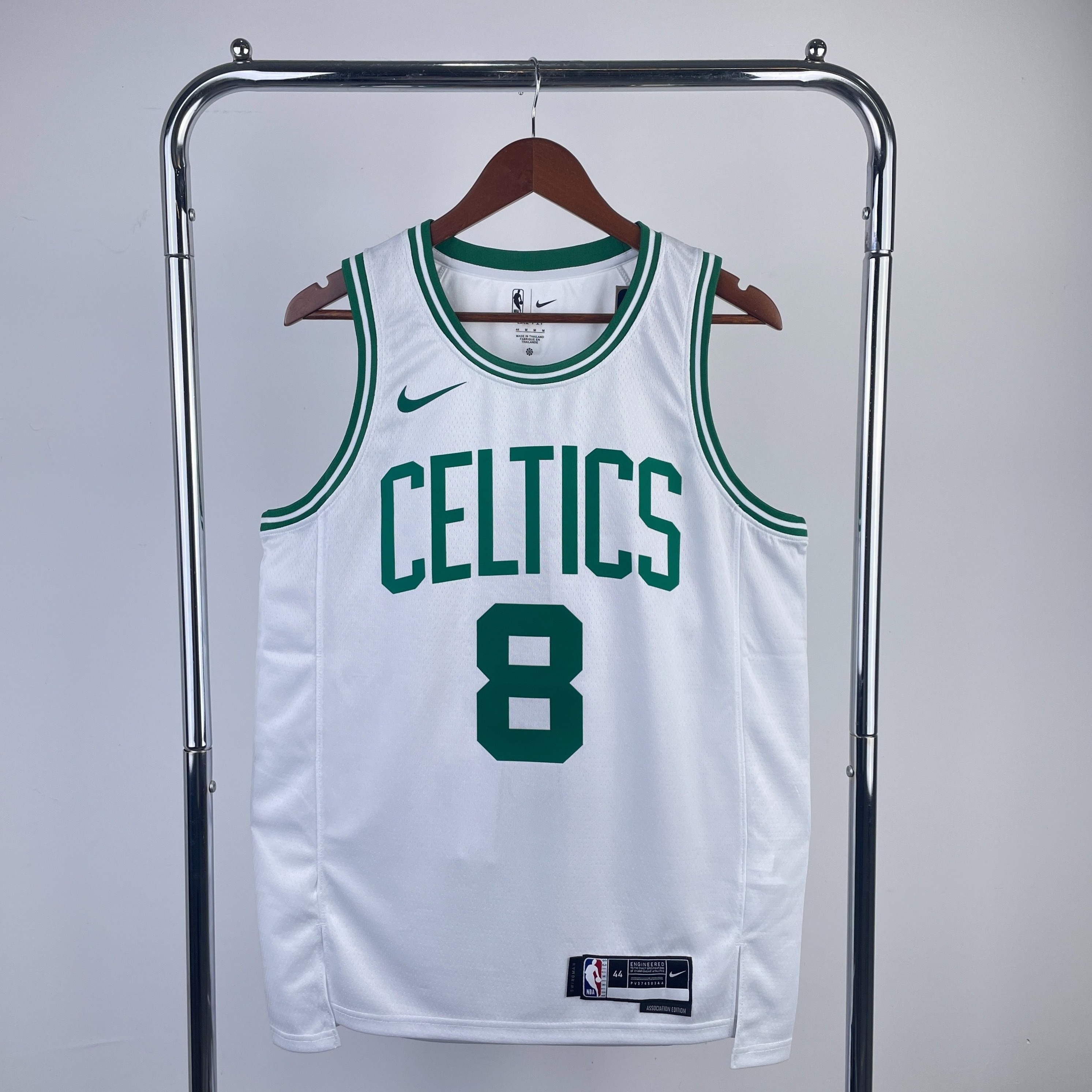 23 Season Boston Celtic White No.8 Porzingis