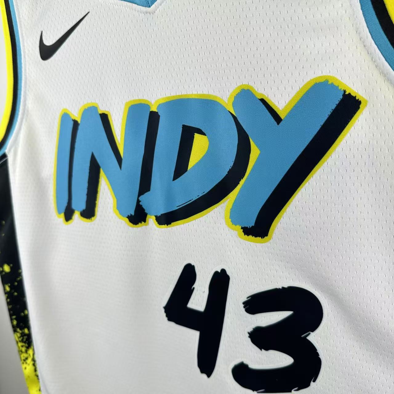 25 Season Indiana Pacers City Version  No.43 Siakam