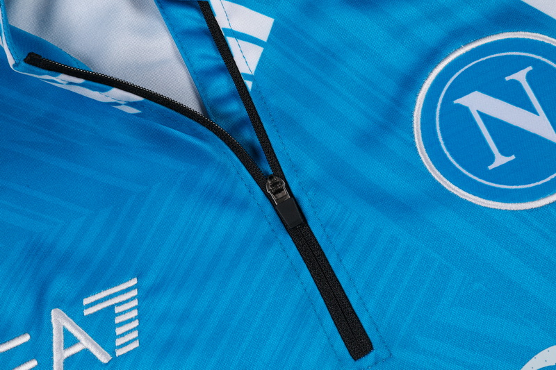 Adult / Kids Naples 24/25 half zipper training suit B974#