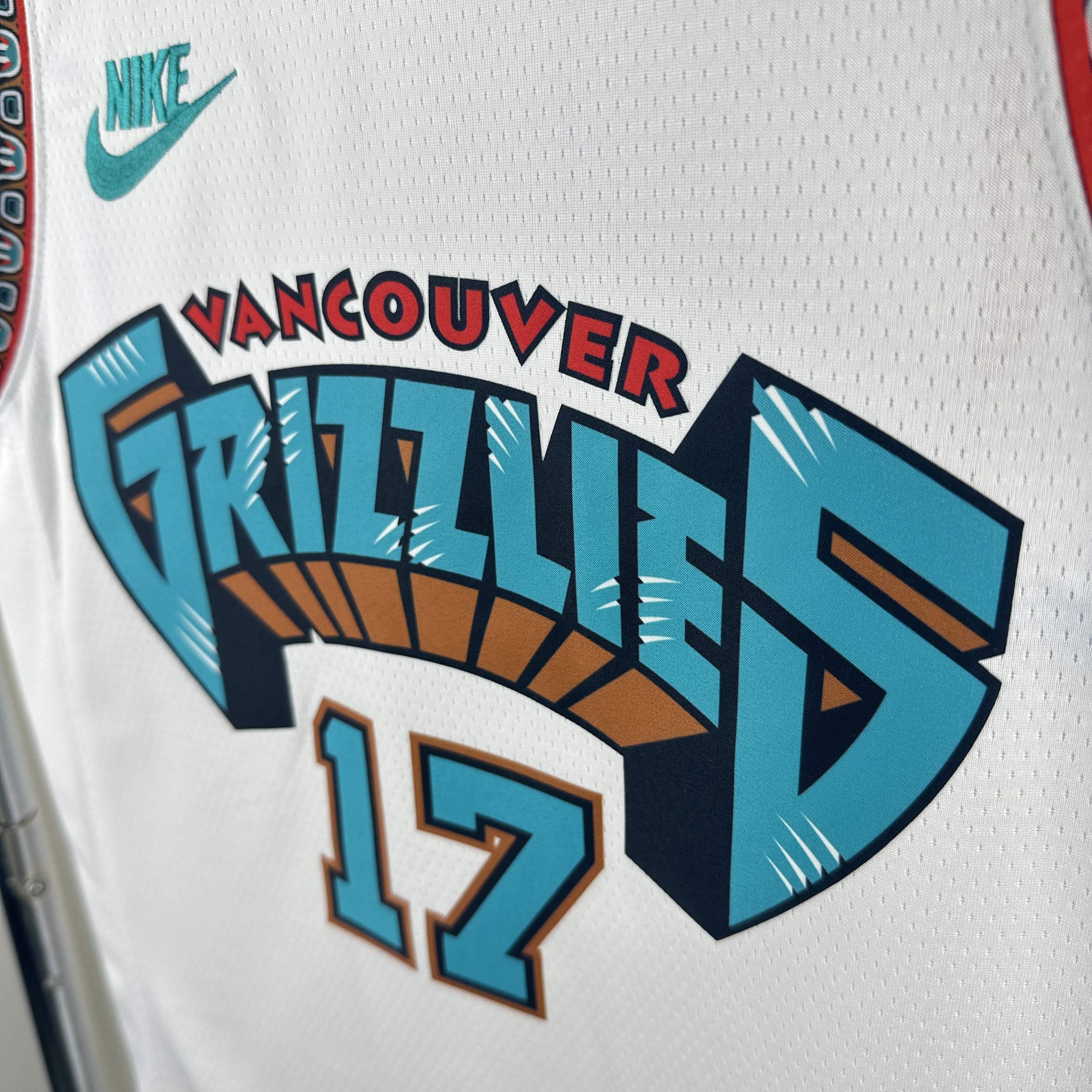 25 Season Grizzlies White  #17