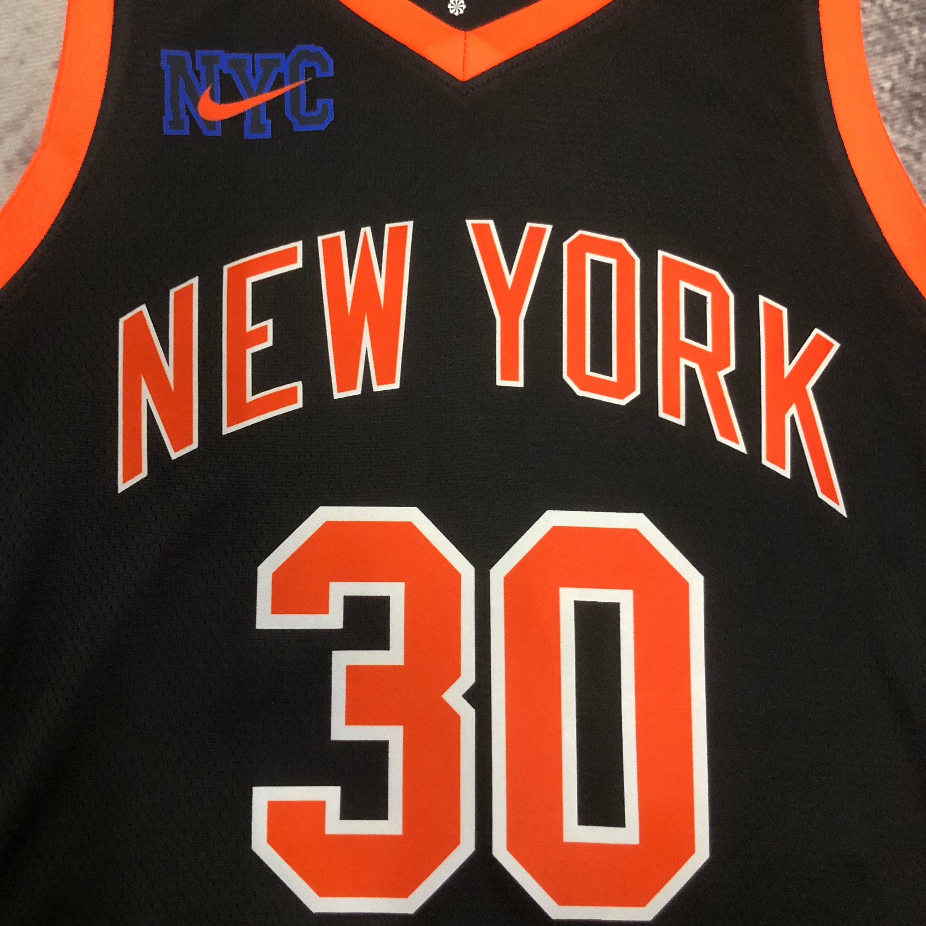 23 season Knicks City Edition No.30 S-XXL