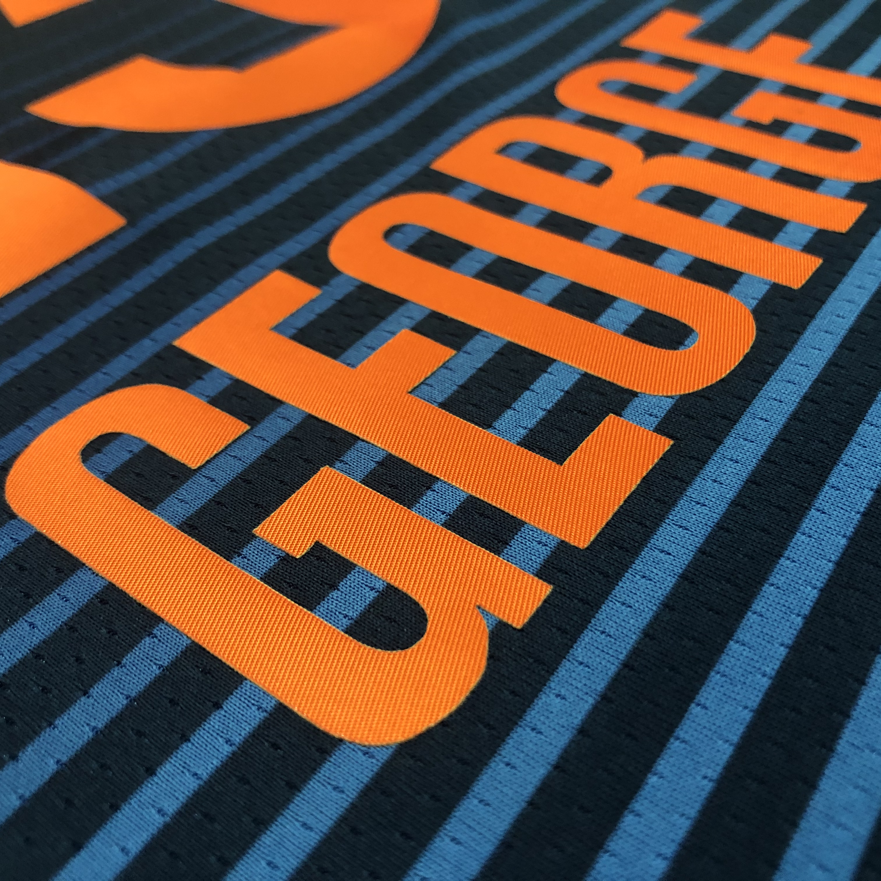 Oklahoma City Thunder Blue STRIPE  No.13 George