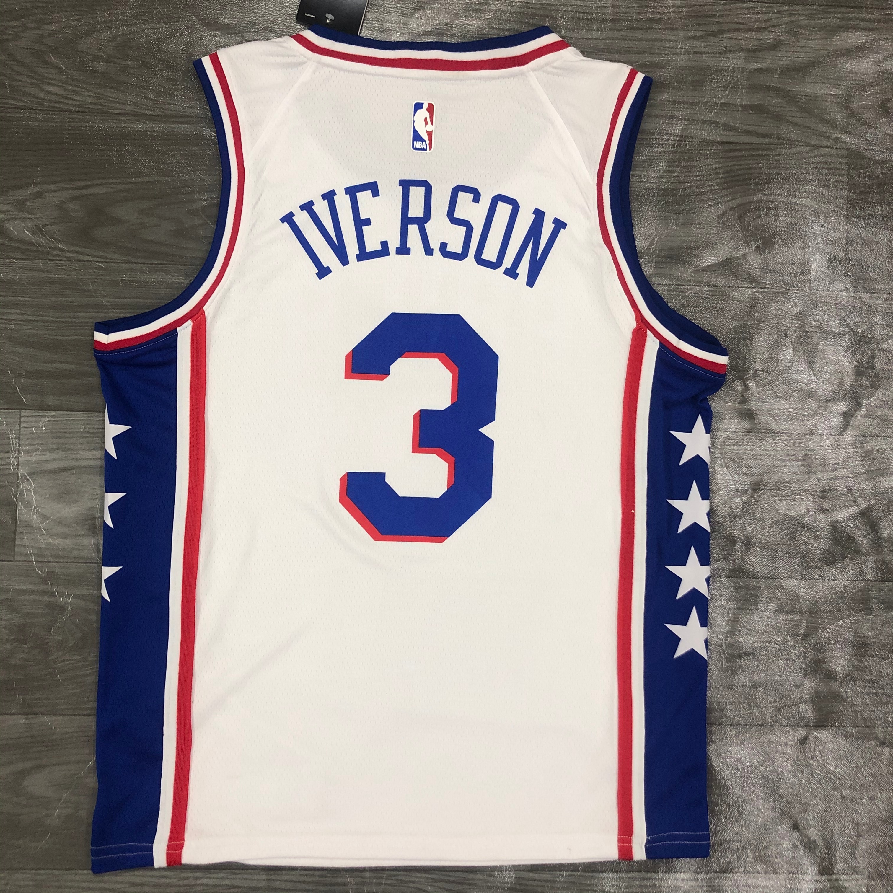 Philadelphia 76ers White V  #3