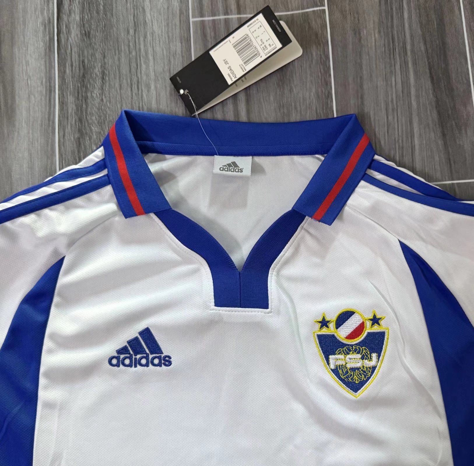 Retro 2000 Yugoslavia Away  with patches Size: S-XXL