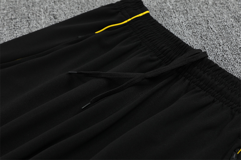 Adult 2526 Half Zipper Training Suit Black