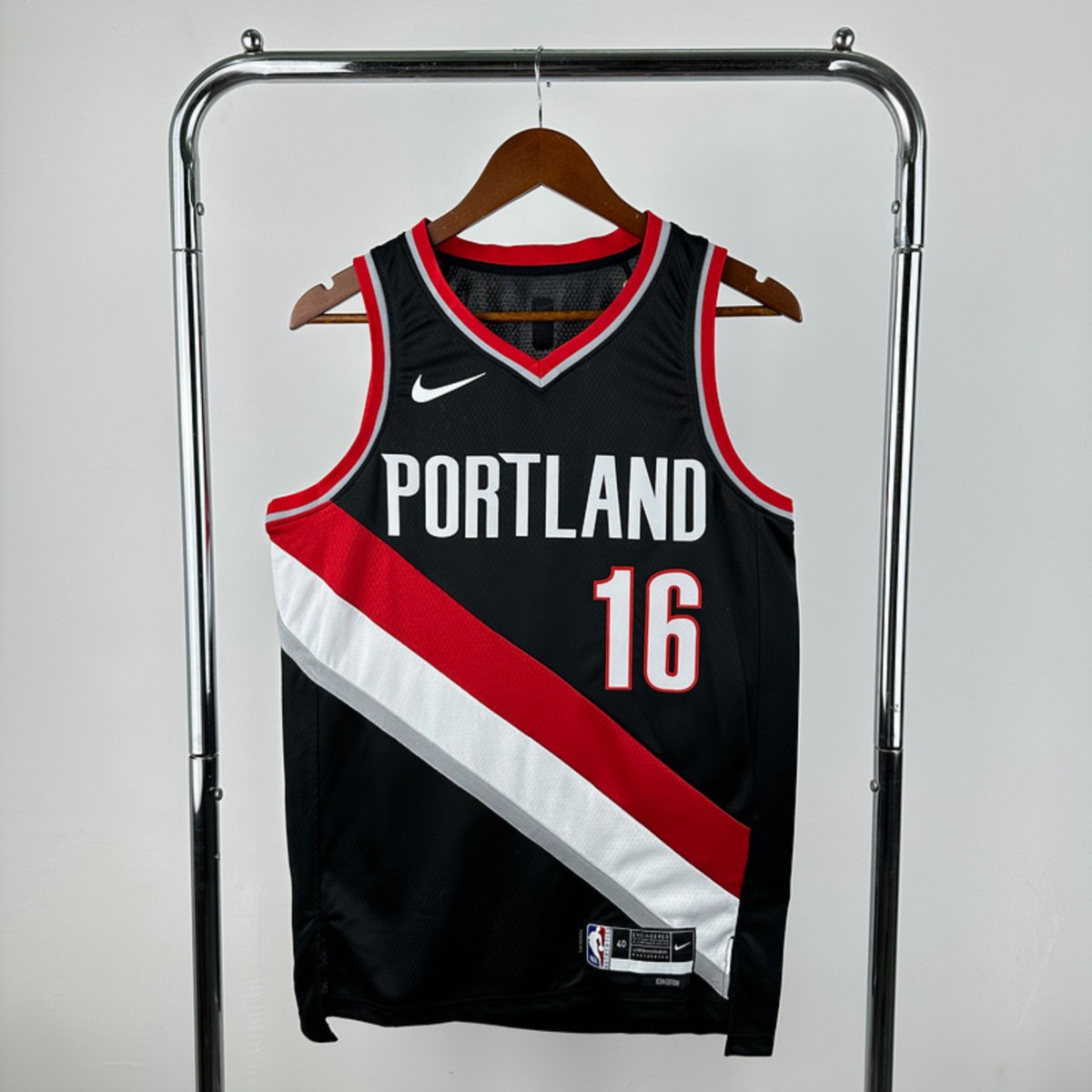 23 Season Portland Trail Blazers Black No.16