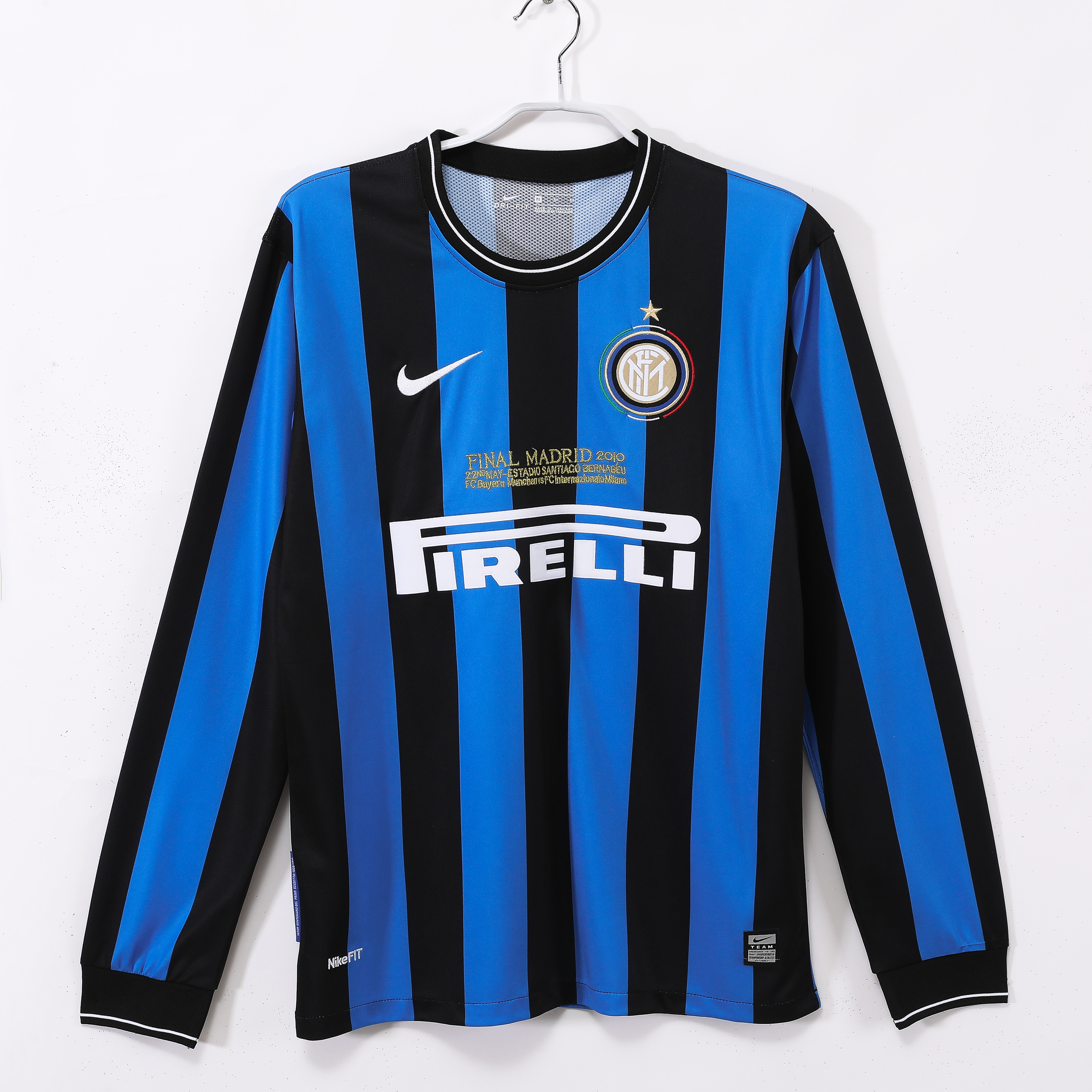 Retro  Inter Milan 09/10 Home Long Sleeves
