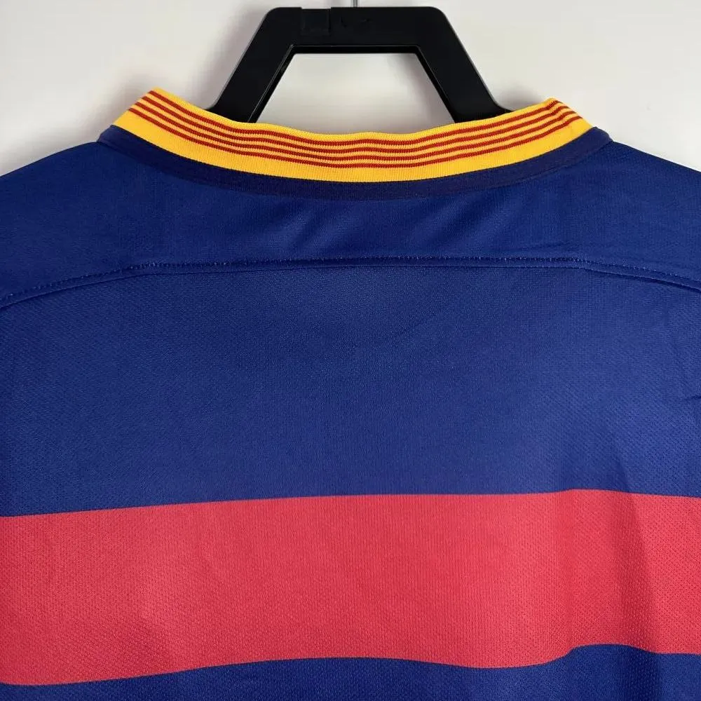 Retro 15/16 Barcelona Home  long sleeves S-XXL