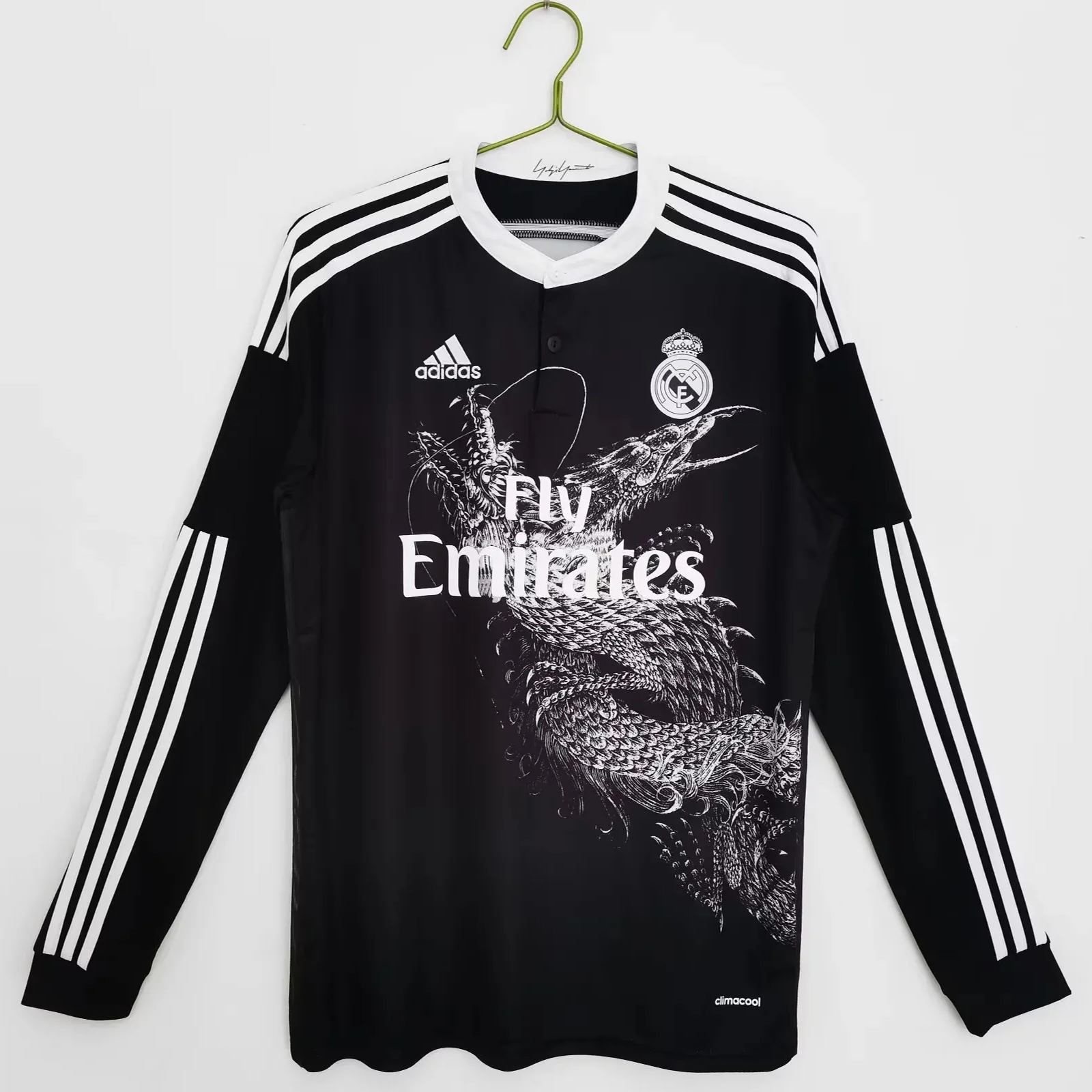 Retro  Real Mαdrid 14/15 Third Black Long Sleeves
