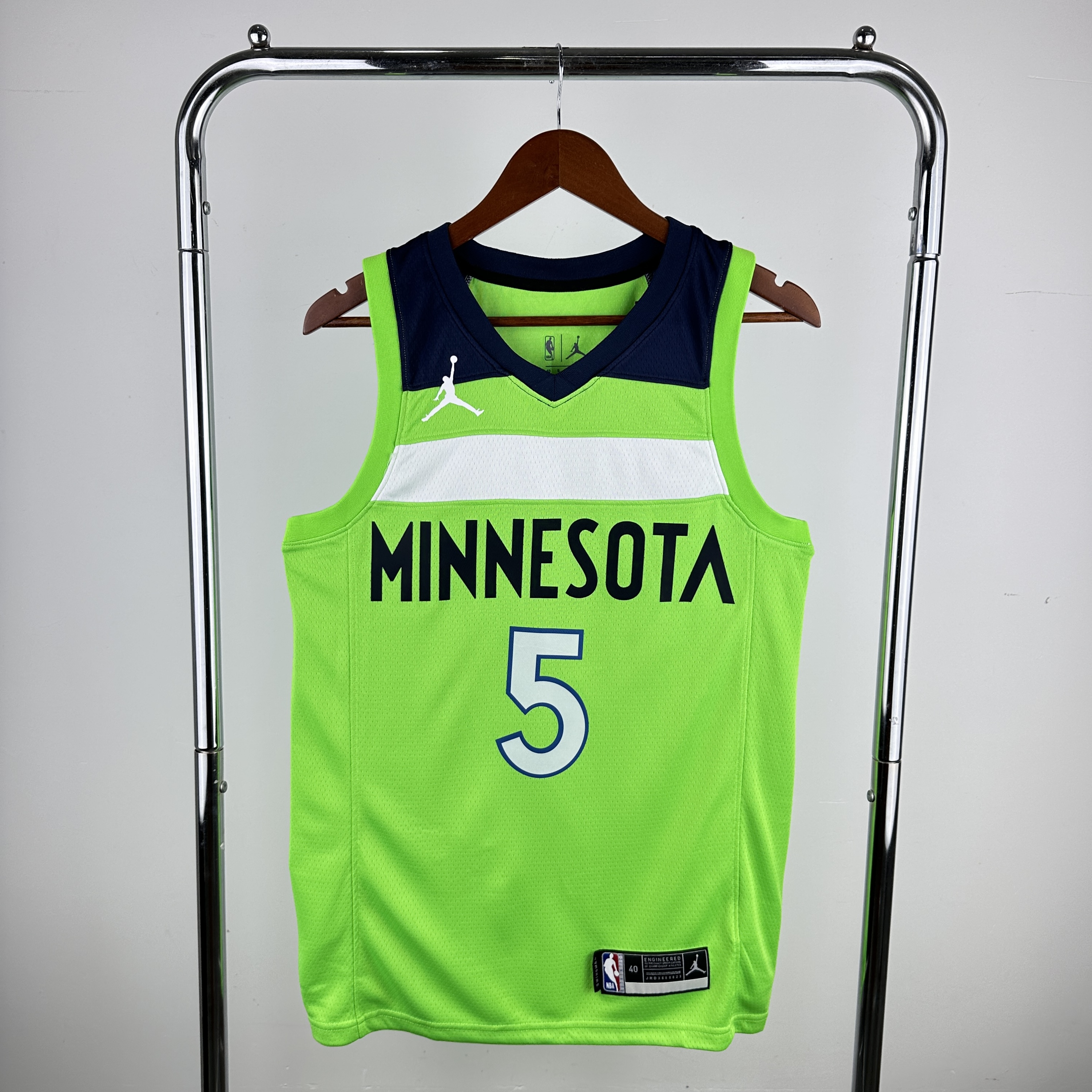 MINNESOTA TIMBERWOLVES GREEN  NO.5 EDWARDS