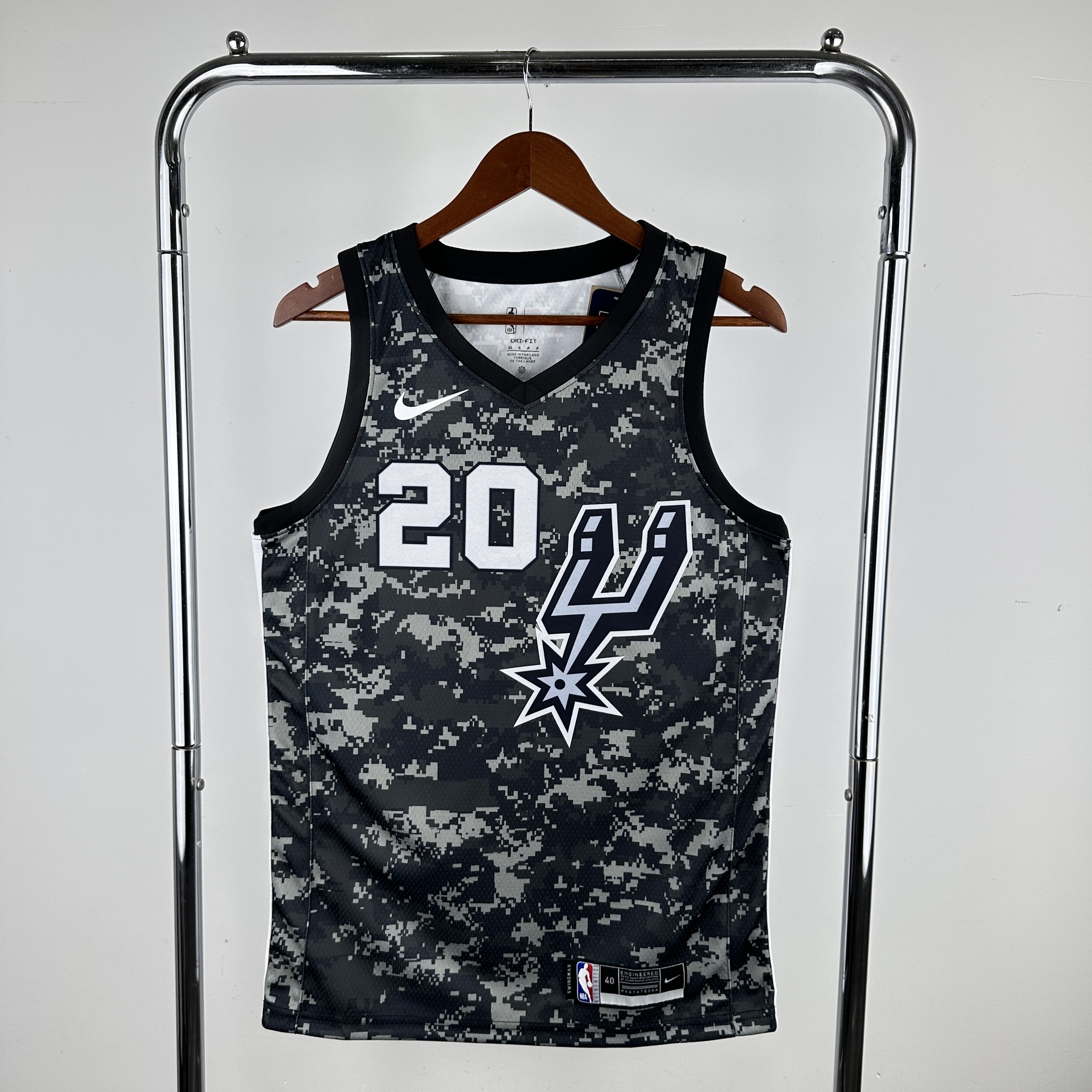 SAN ANTONIO SPURS CAMO  #20 GINOBILI