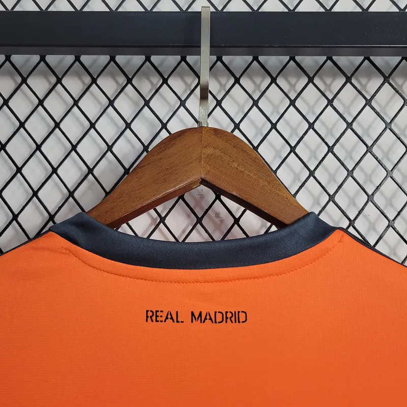 Retro  Real Mαdrid 13/14 Third Long Sleeves Orange