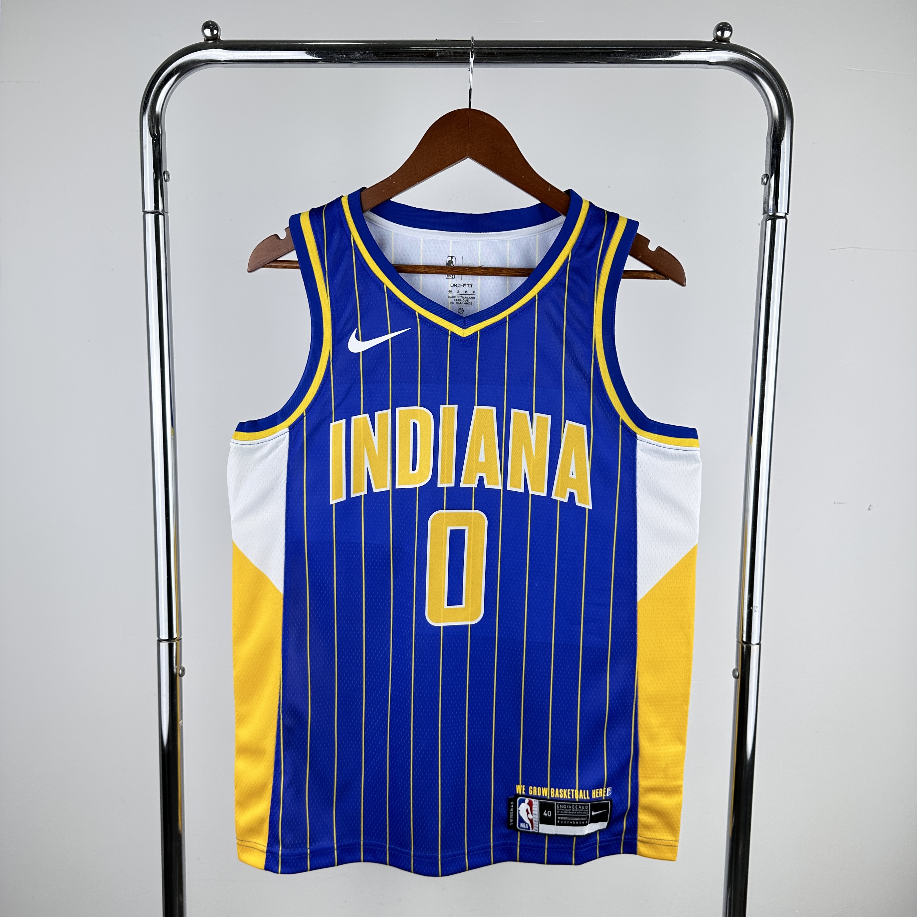 21 Season Indiana Pacers City Version  No.0 Haliburton