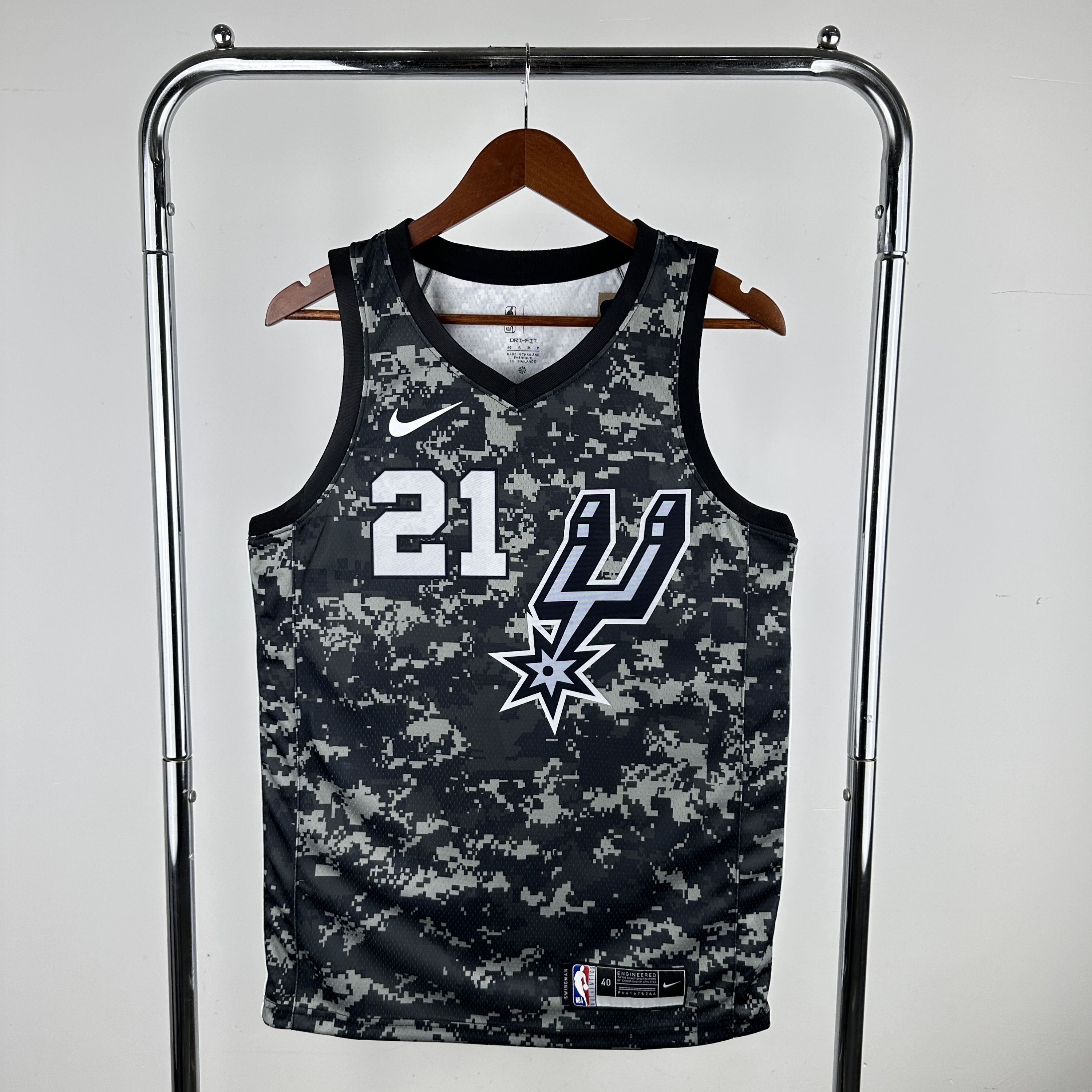 SAN ANTONIO SPURS CAMO  #21 DUNCAN