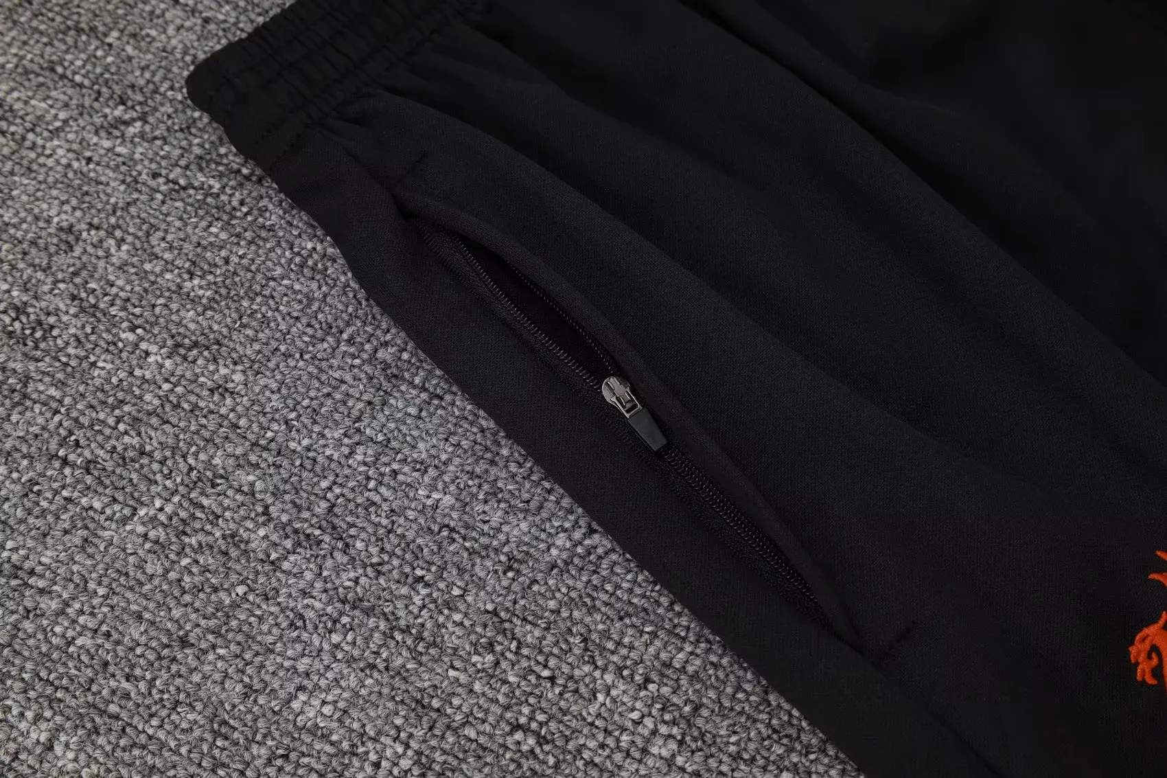 LVP 2526 full zipper Training Suit  grayish white