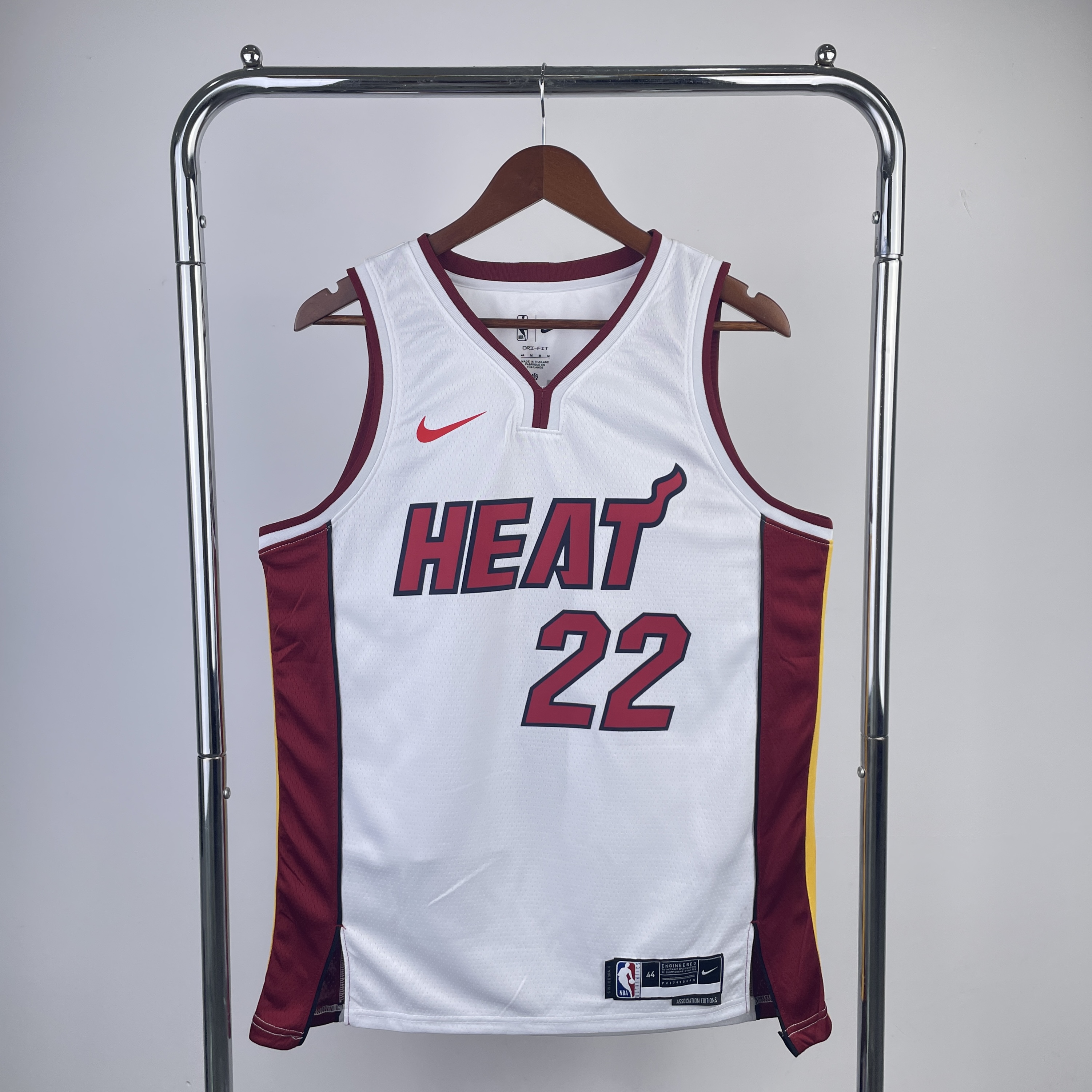 23 Season Miami Heat White  No.22 Butler